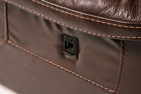 Contemporary Leather Sectional Sofa by Cheers