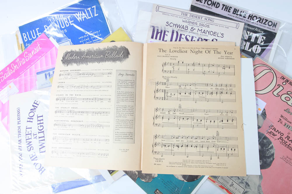 Puddin' Head Jones and Other Vintage Sheet Music