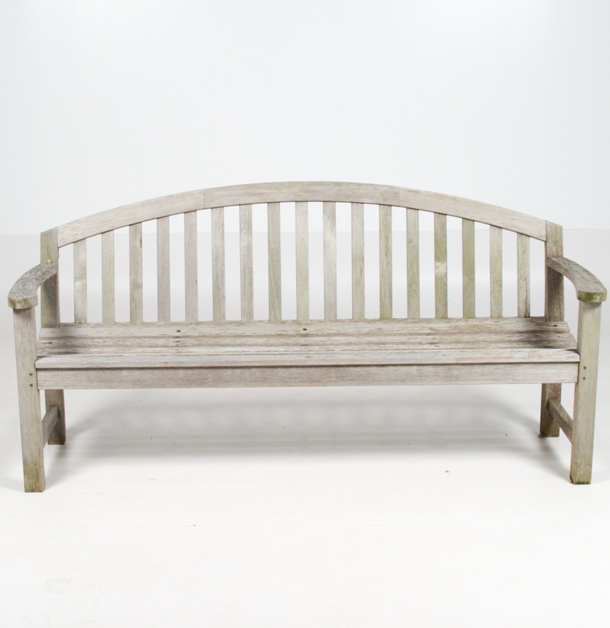 Contemporary Teak Garden Bench by Gardenside