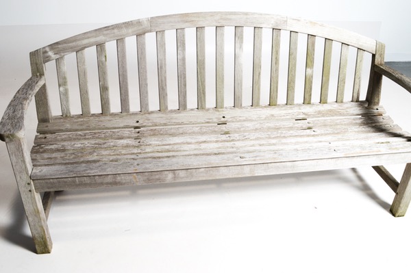 Contemporary Teak Garden Bench by Gardenside