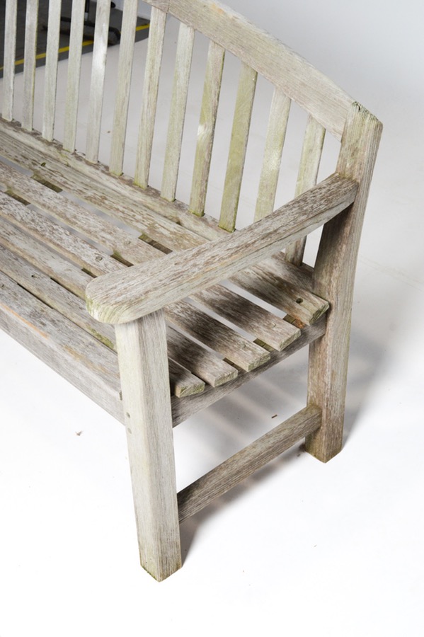 Contemporary Teak Garden Bench by Gardenside