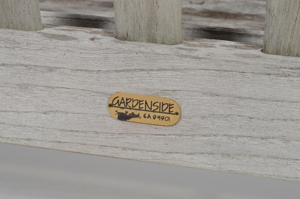 Contemporary Teak Garden Bench by Gardenside