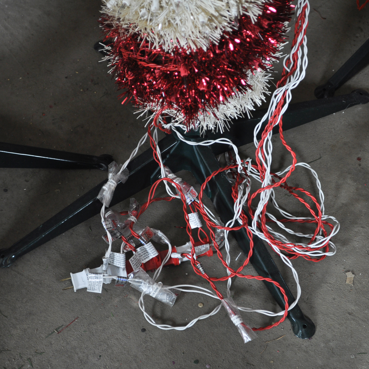 Outdoor Candy Cane Light Decor