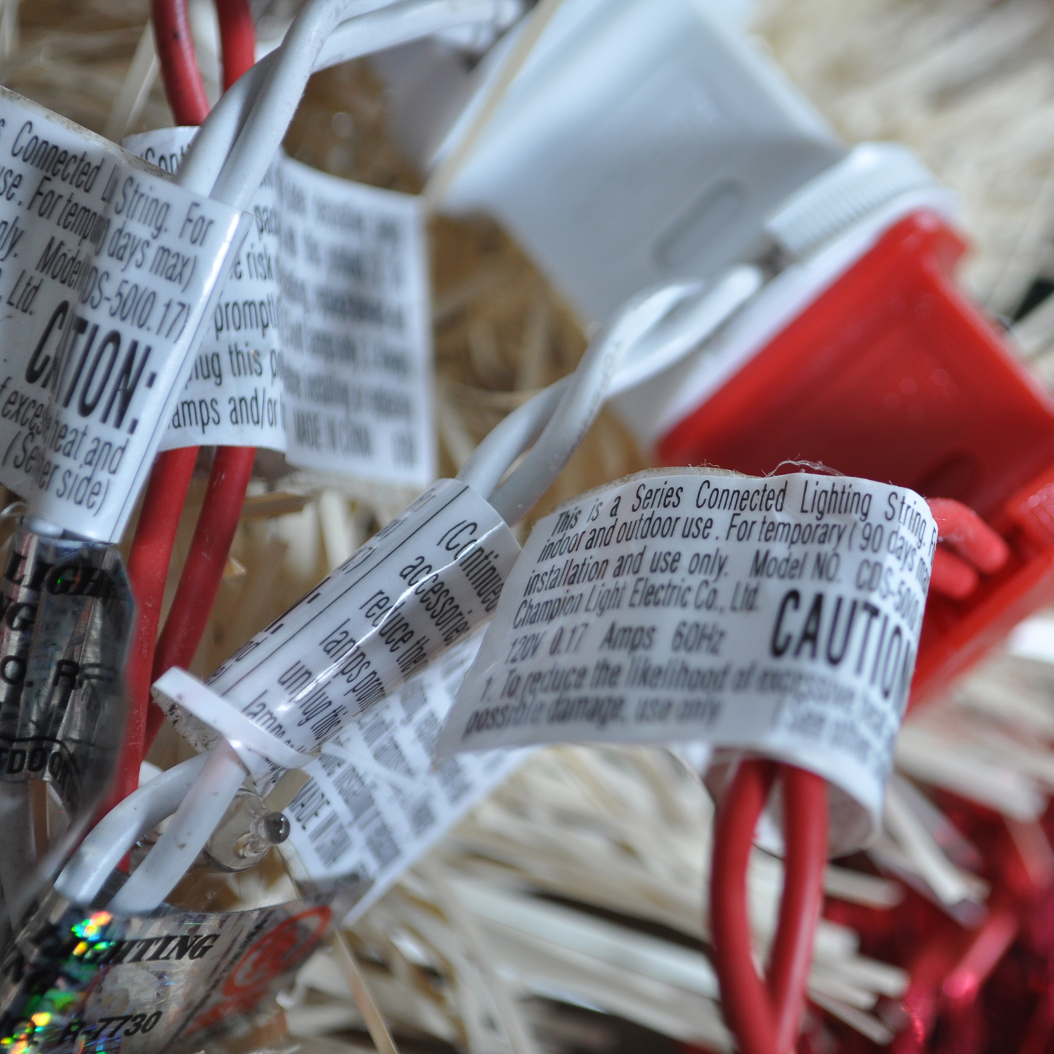 Outdoor Candy Cane Light Decor