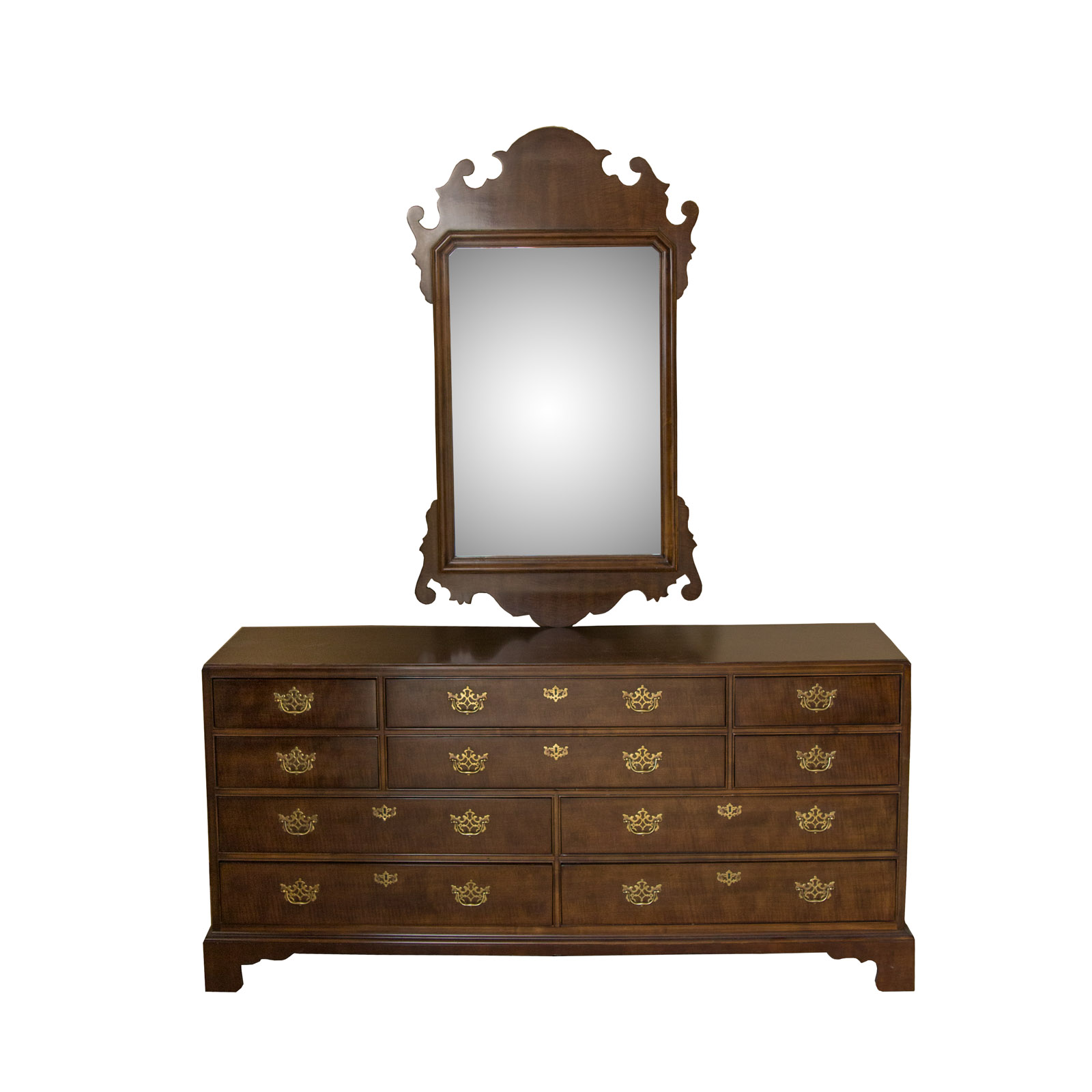 Vintage Henredon Dresser with Mirror