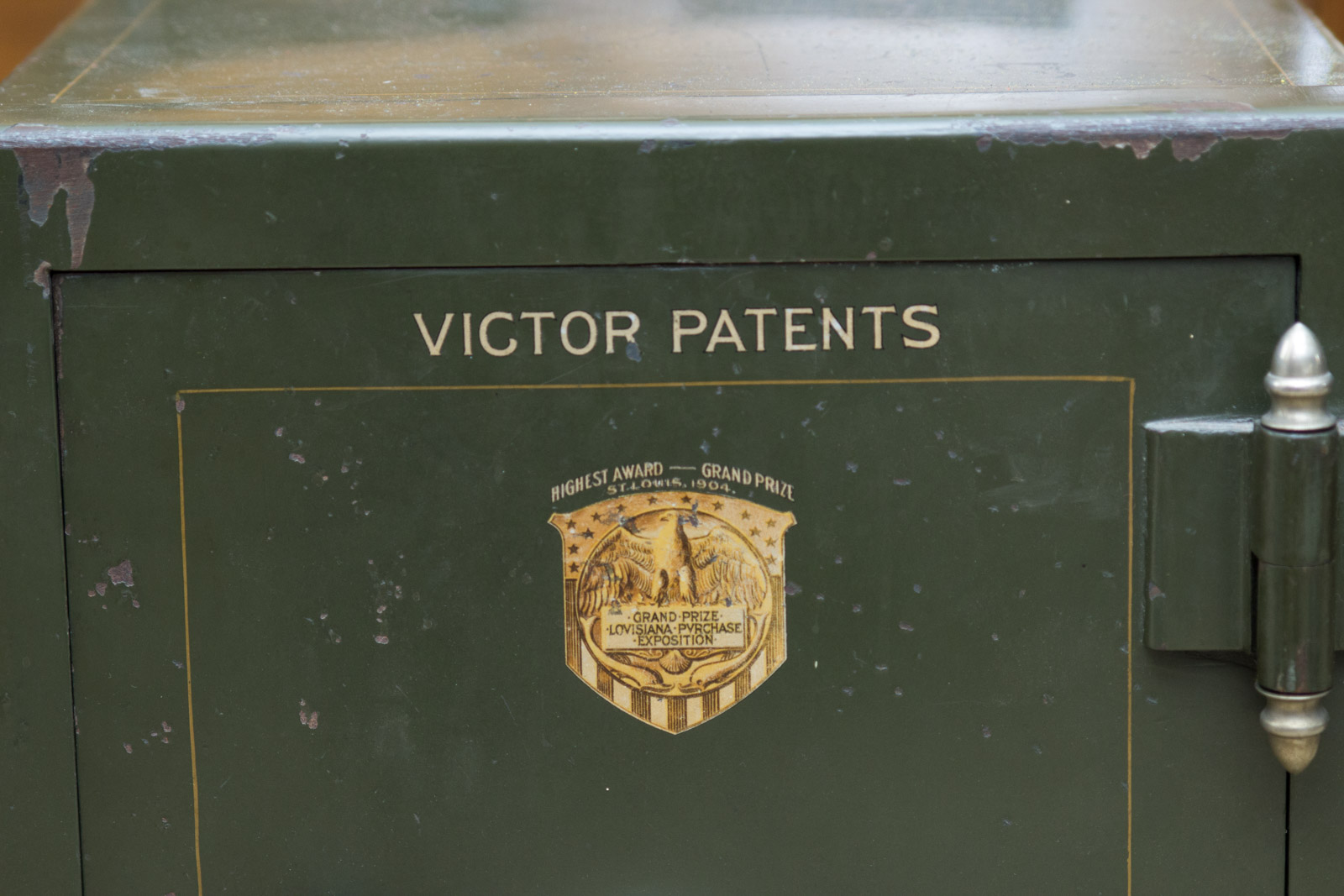 Vintage Victor Safe and Lock Co. Safe on Wheels