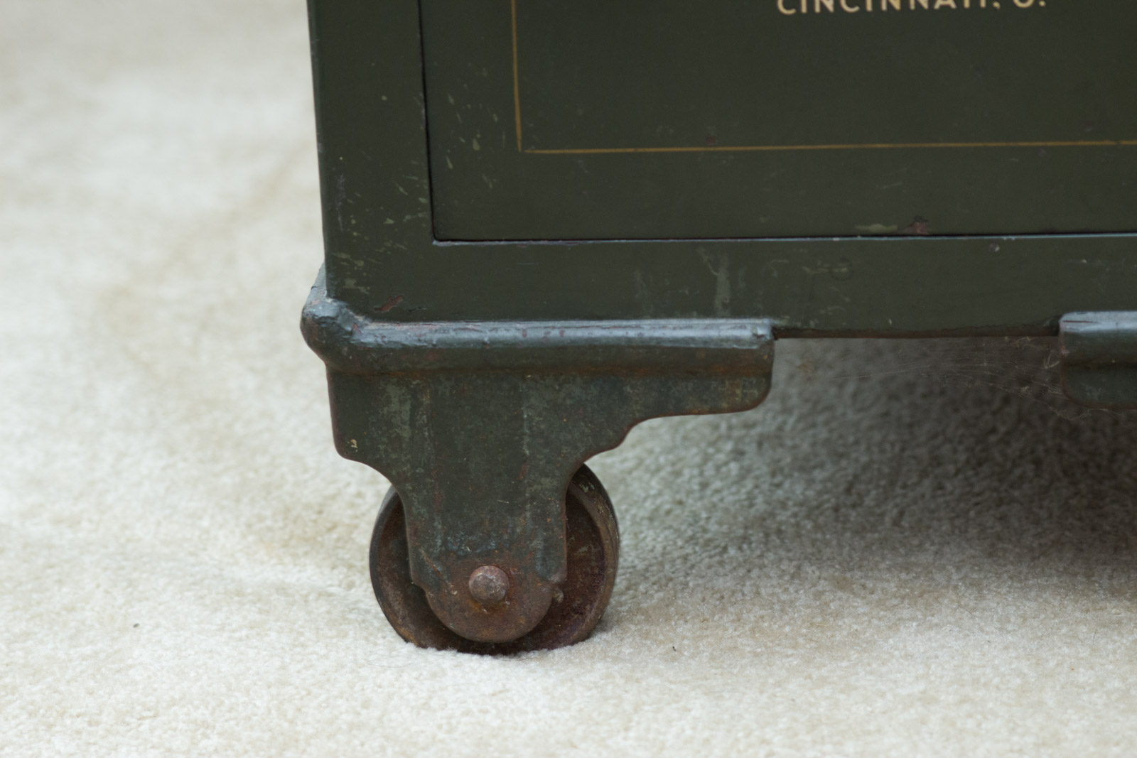 Vintage Victor Safe and Lock Co. Safe on Wheels