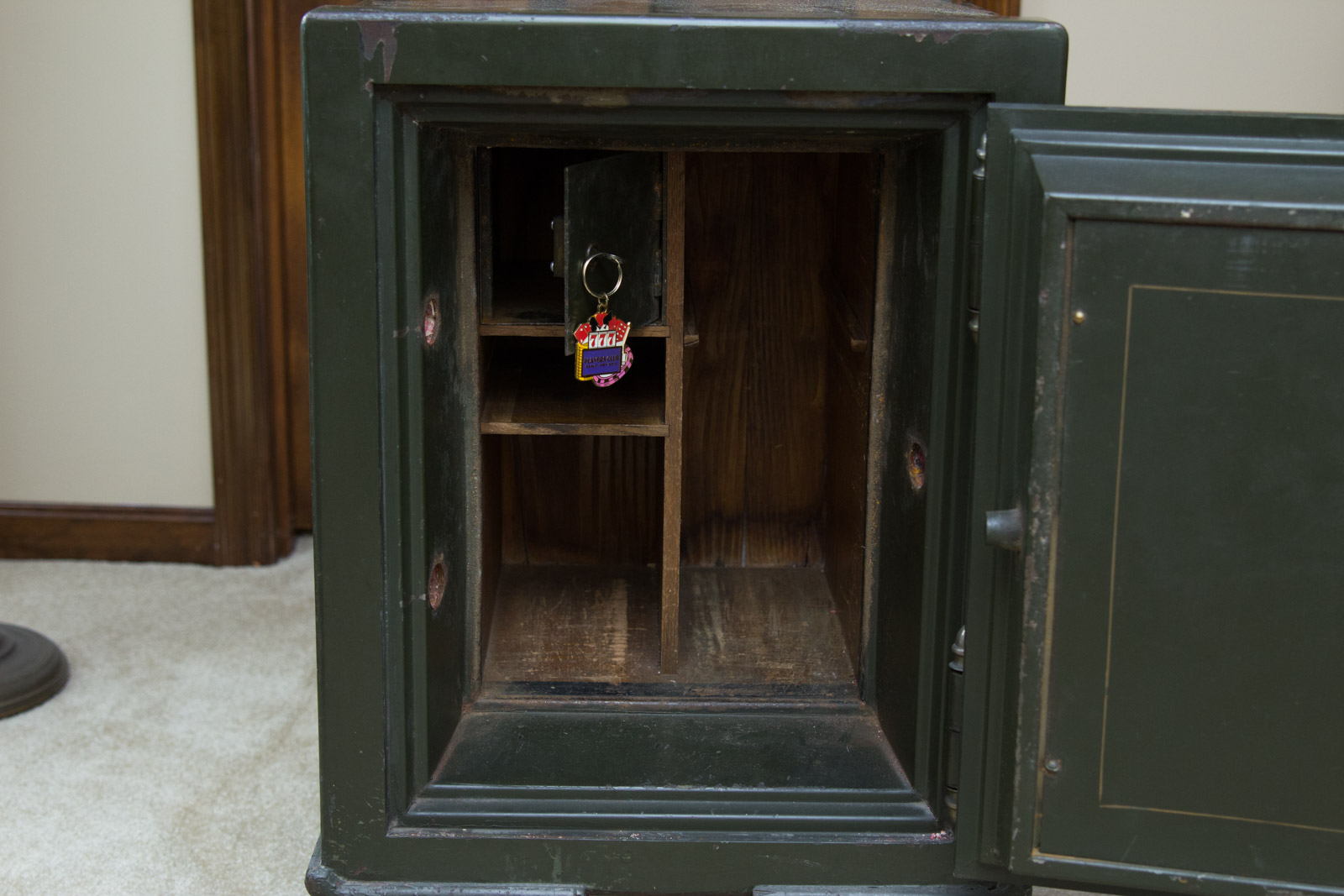 Vintage Victor Safe and Lock Co. Safe on Wheels