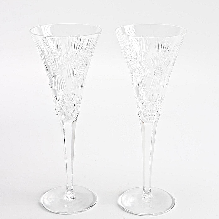 Waterford Crystal "Harvest" Champagne Flutes