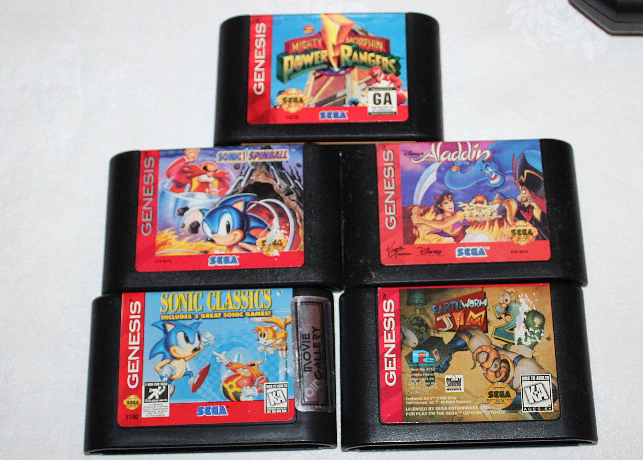 Sega Genesis Console and 20 Games