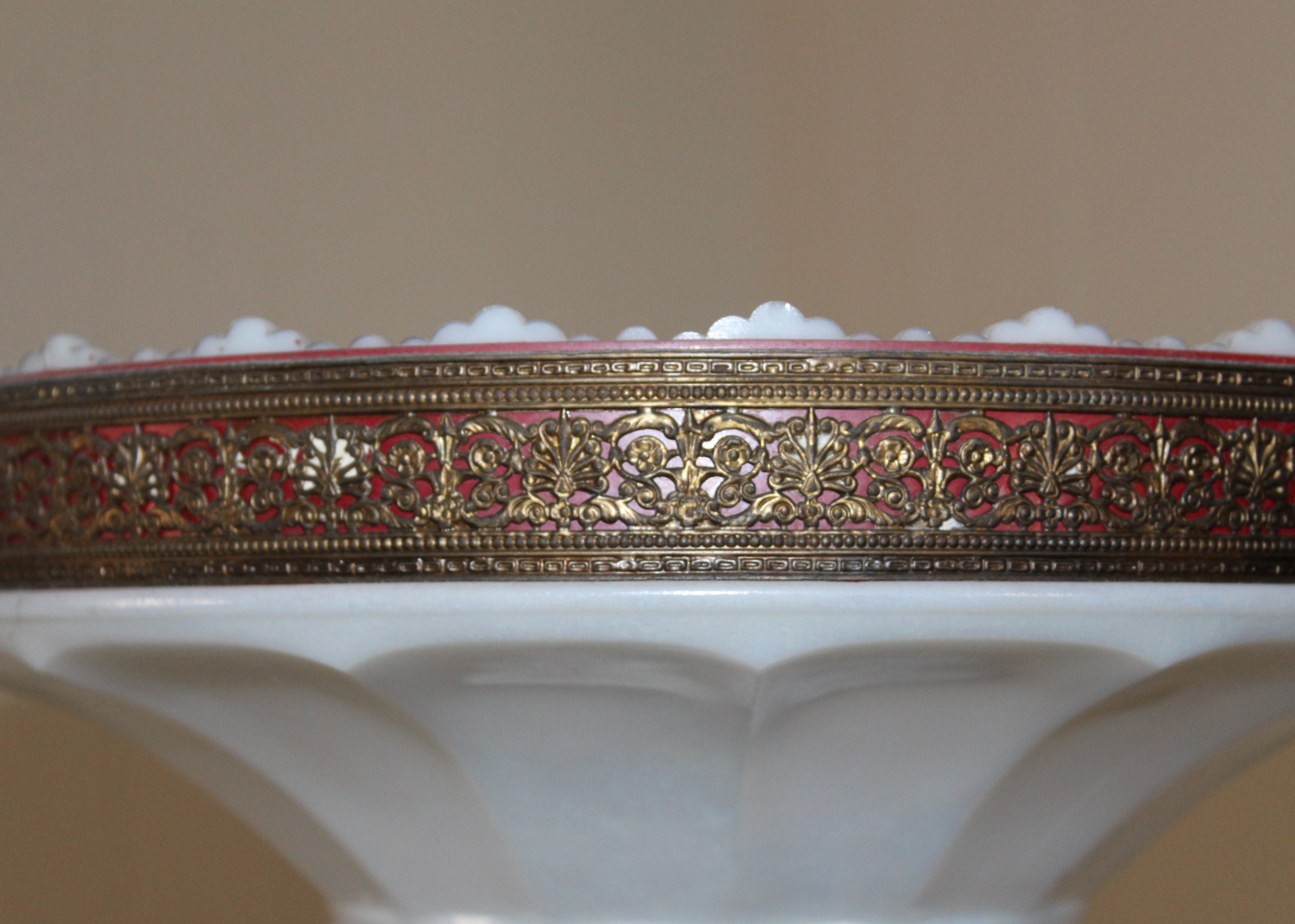 Antique Victorian Torchiere Lamp