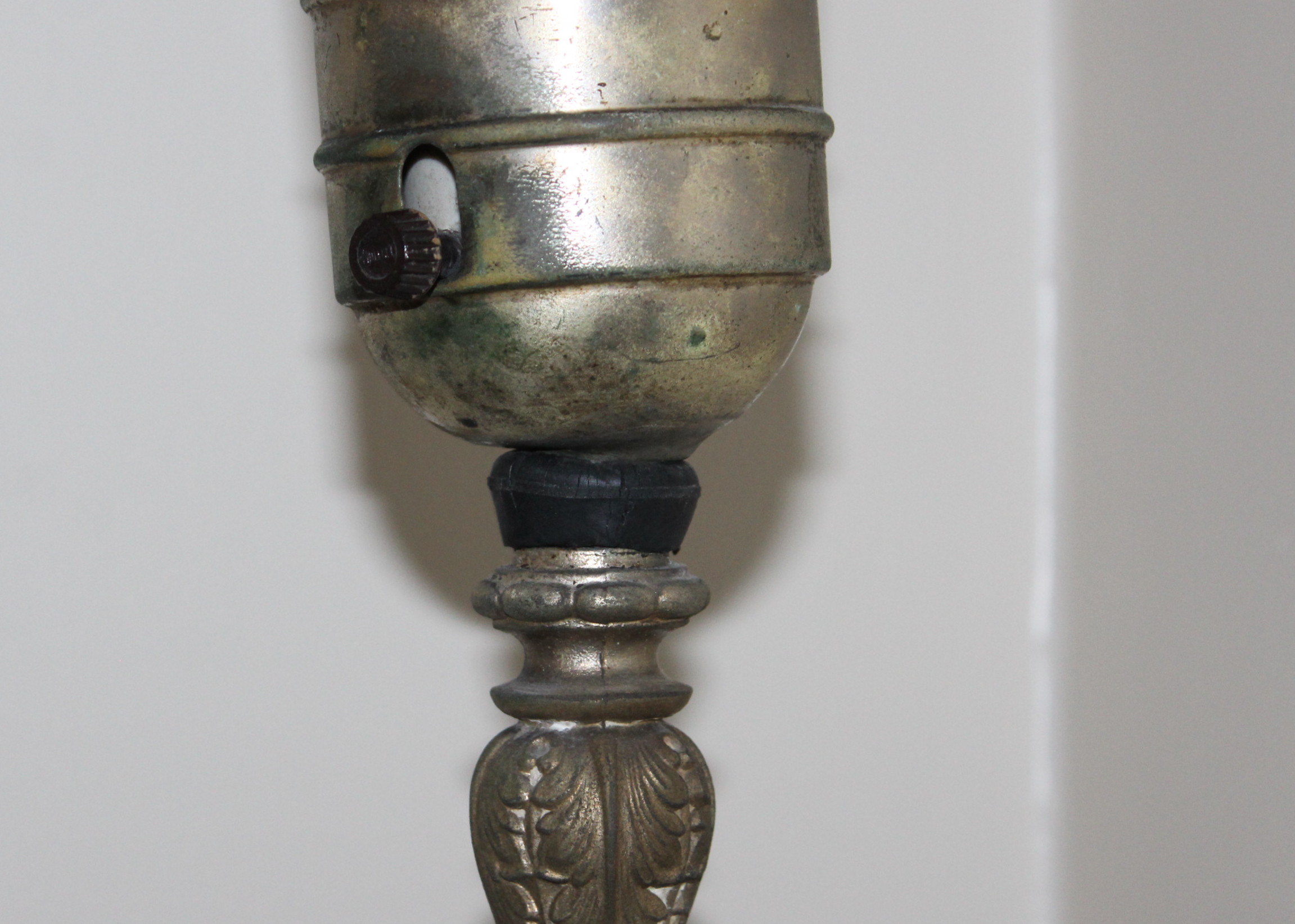 Antique Victorian Torchiere Lamp