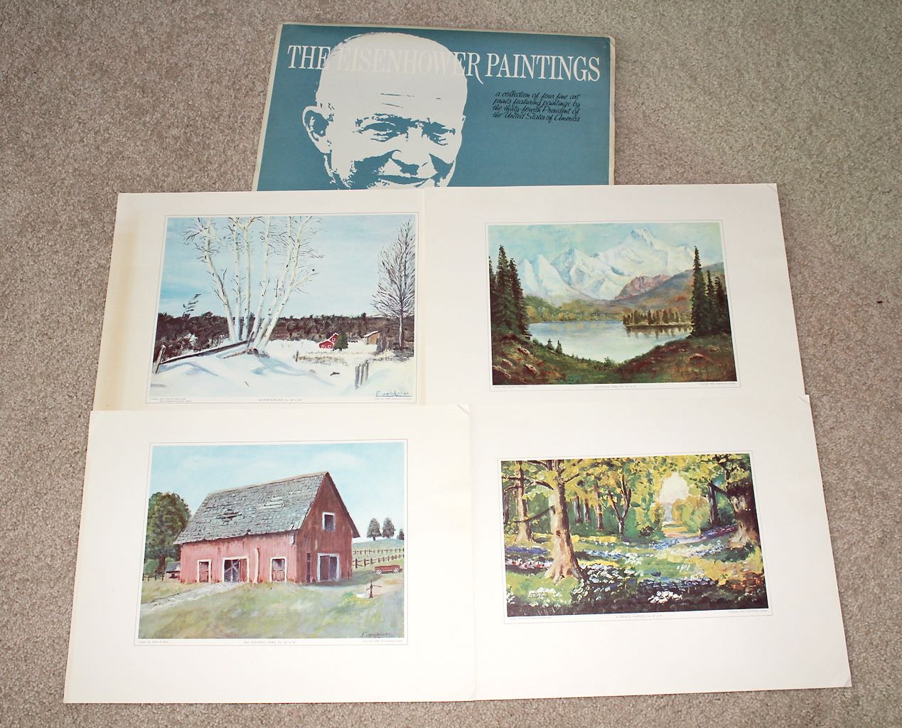 Vintage Offset Lithograph Prints Collection