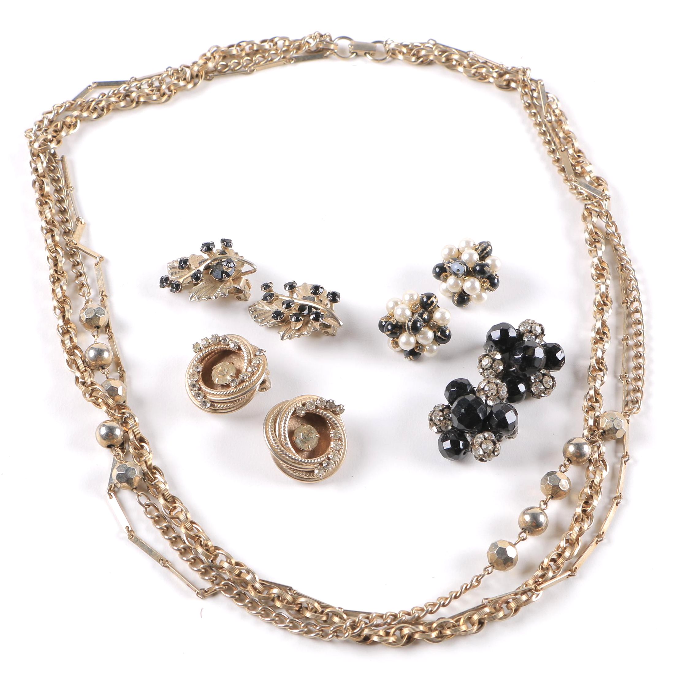 Gold Tone Costume Jewelry