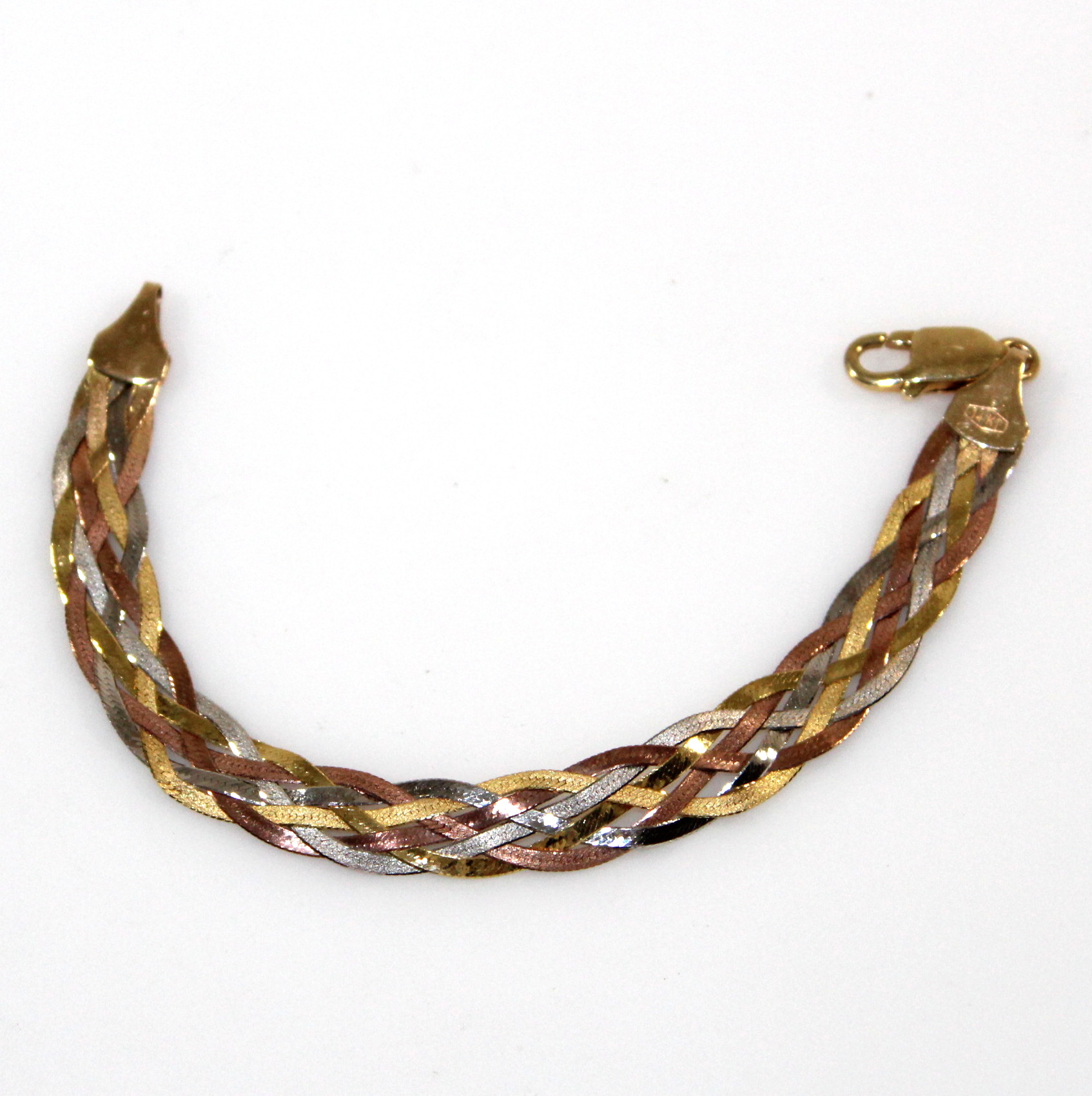 14K Tri-Color Gold Bracelet