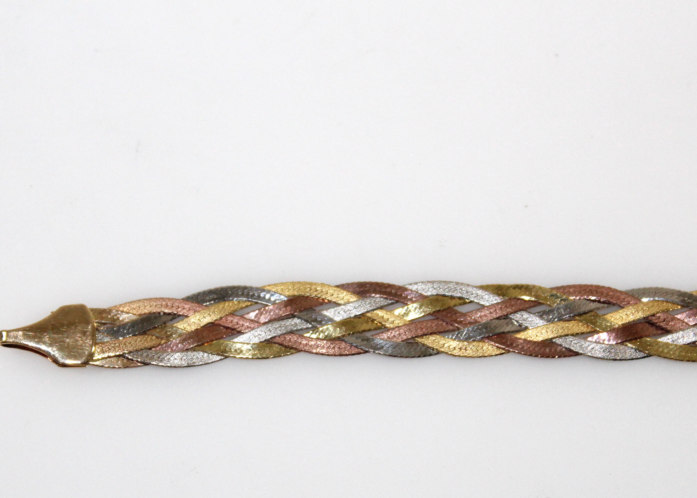 14K Tri-Color Gold Bracelet