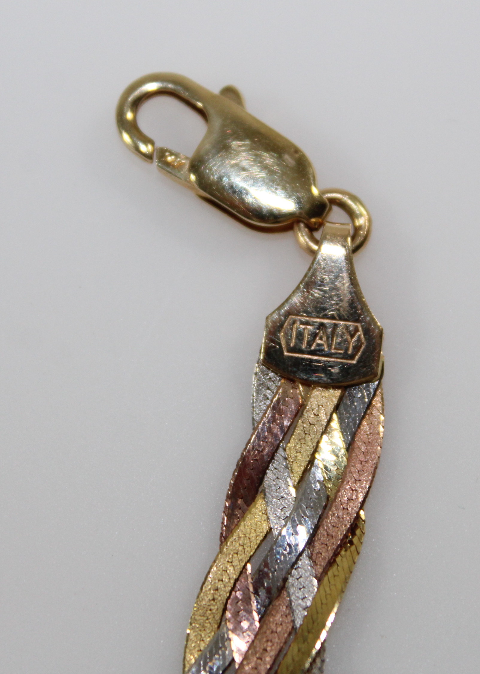 14K Tri-Color Gold Bracelet