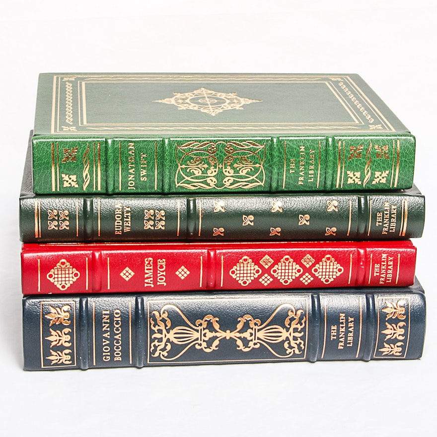 Franklin Mint Books Set With "Moon Lake" First Edition