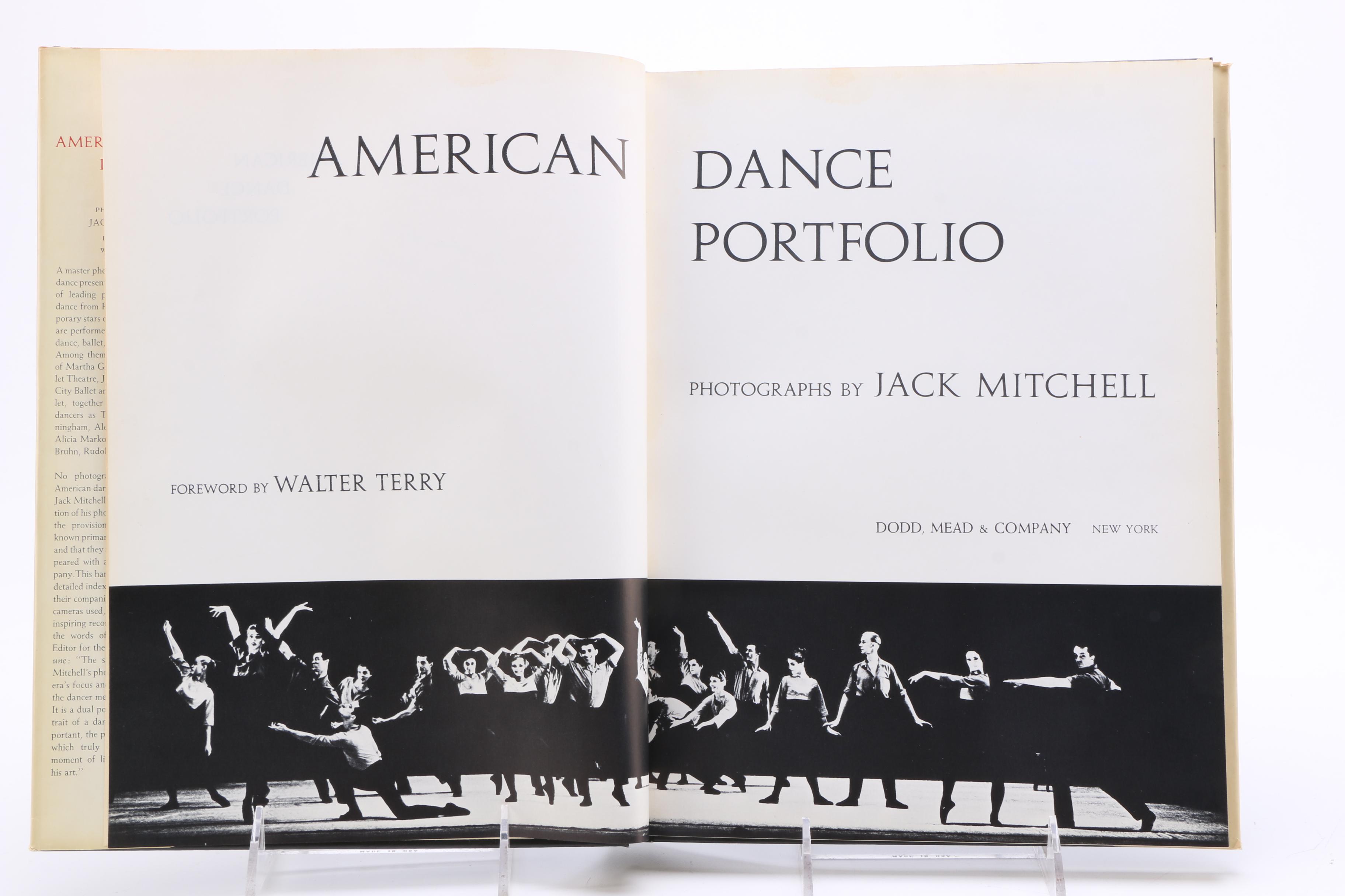 Signed "American Dance Portfolio" by Jack Mitchell