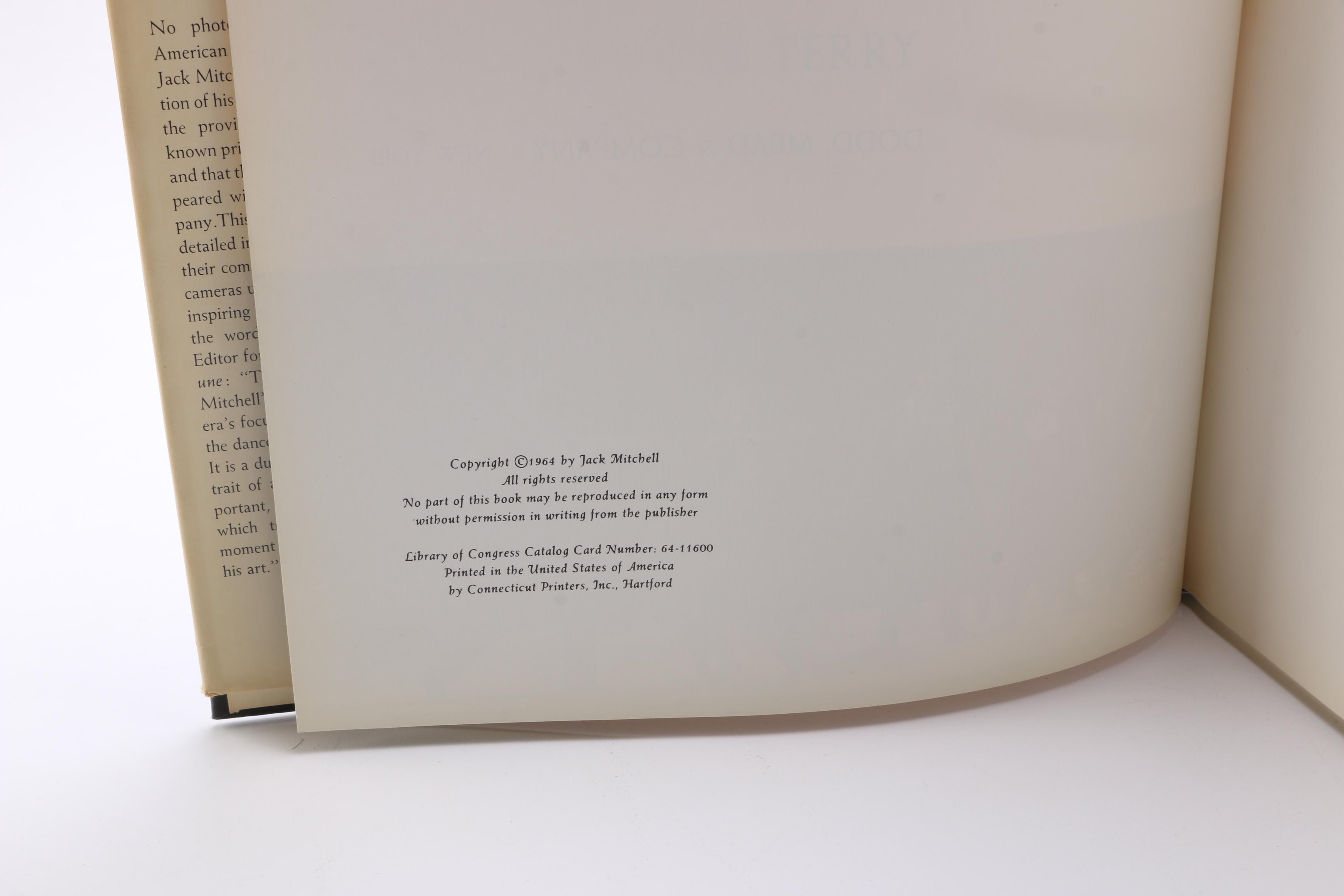 Signed "American Dance Portfolio" by Jack Mitchell