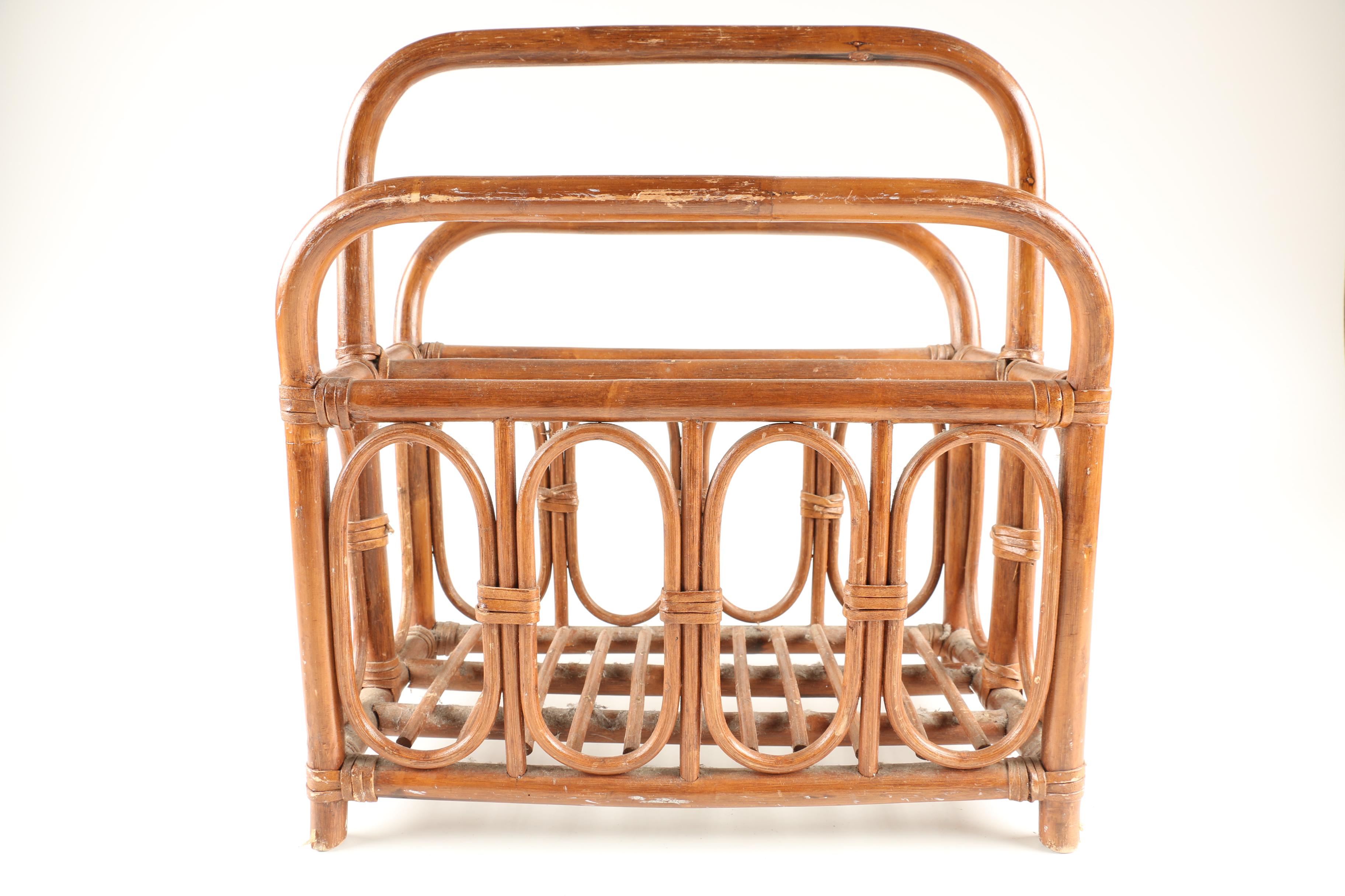 Wooden Magazine Rack