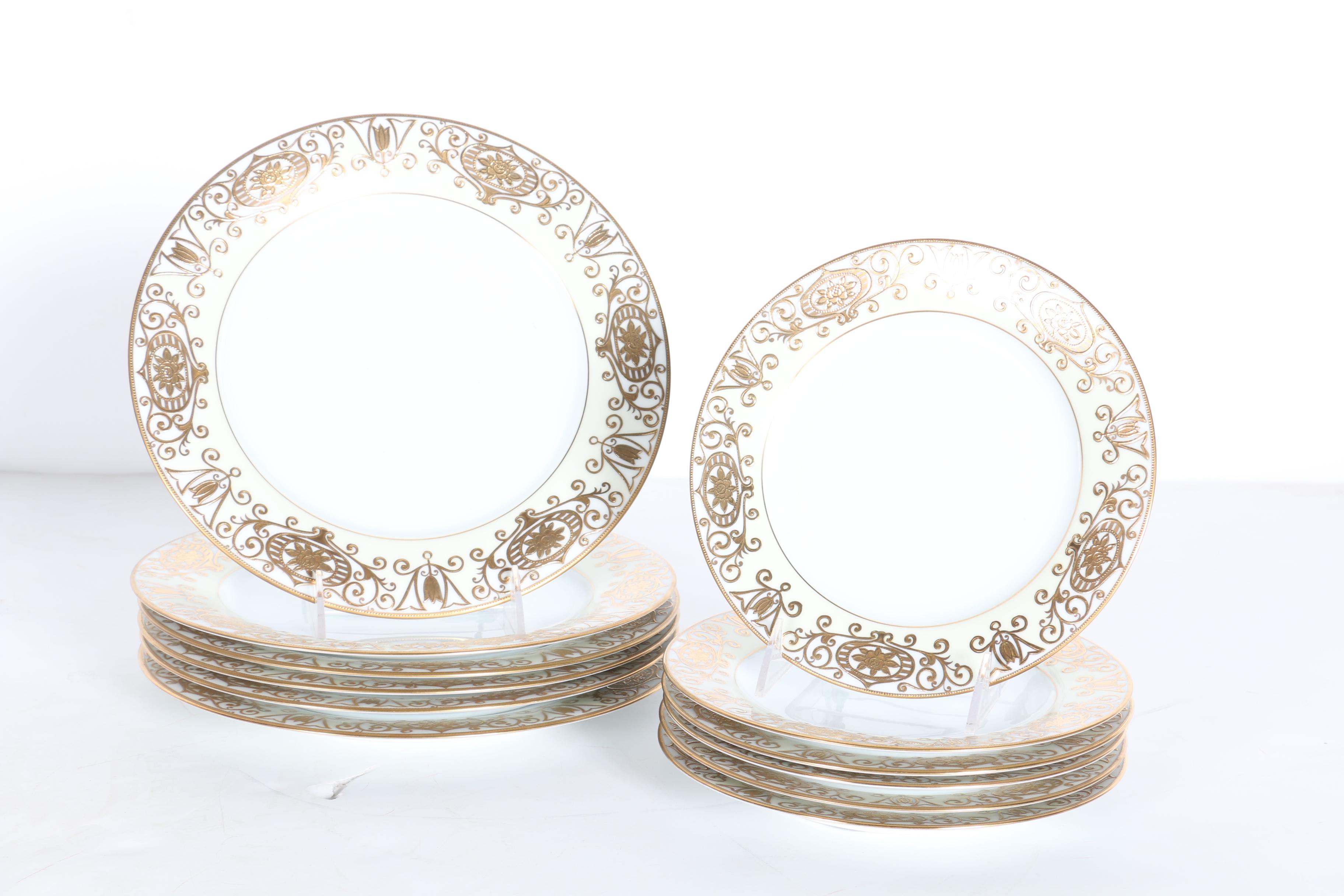Noritake "No.175" Gold Tone China Dinnerware