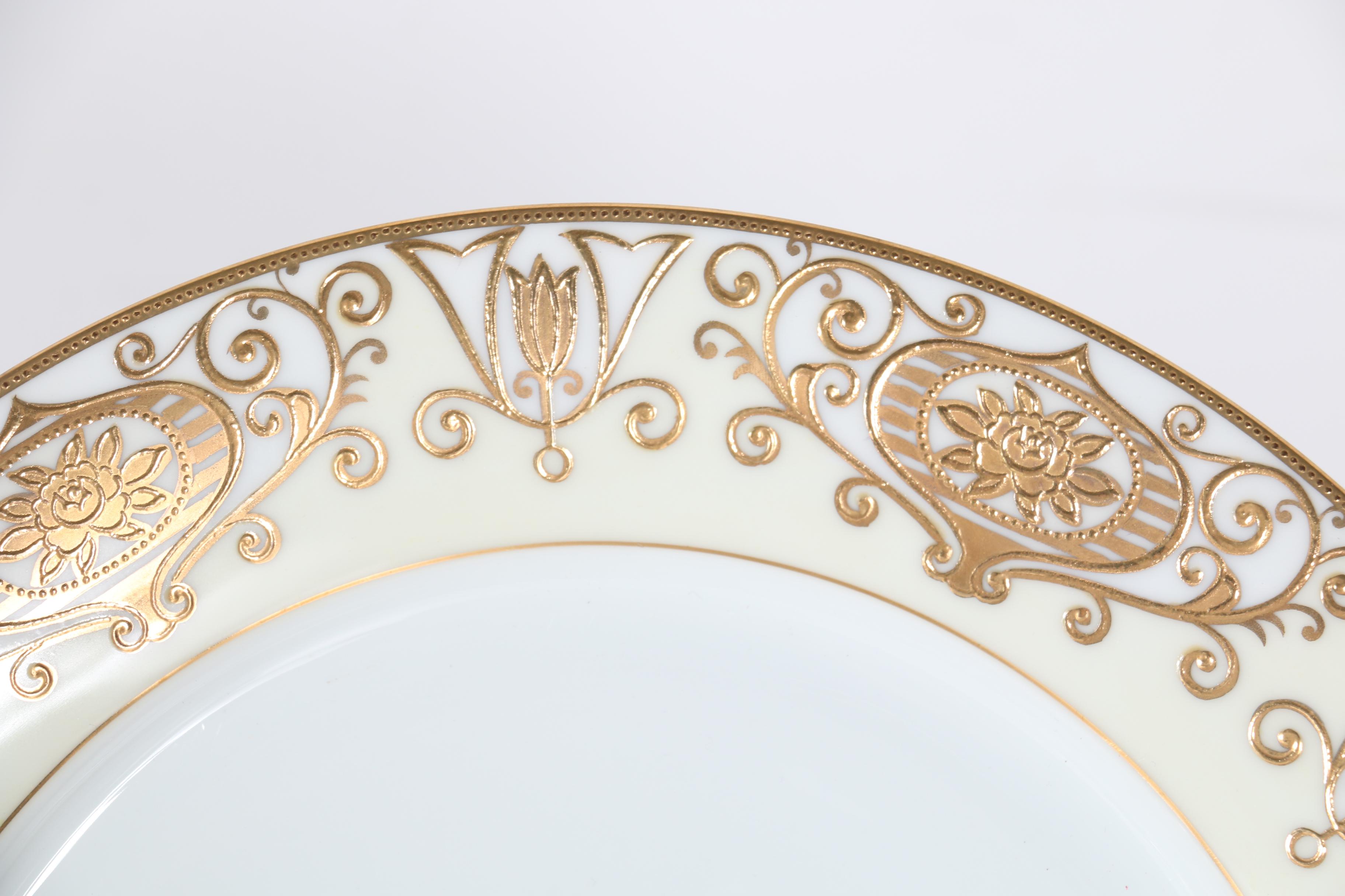 Noritake "No.175" Gold Tone China Dinnerware