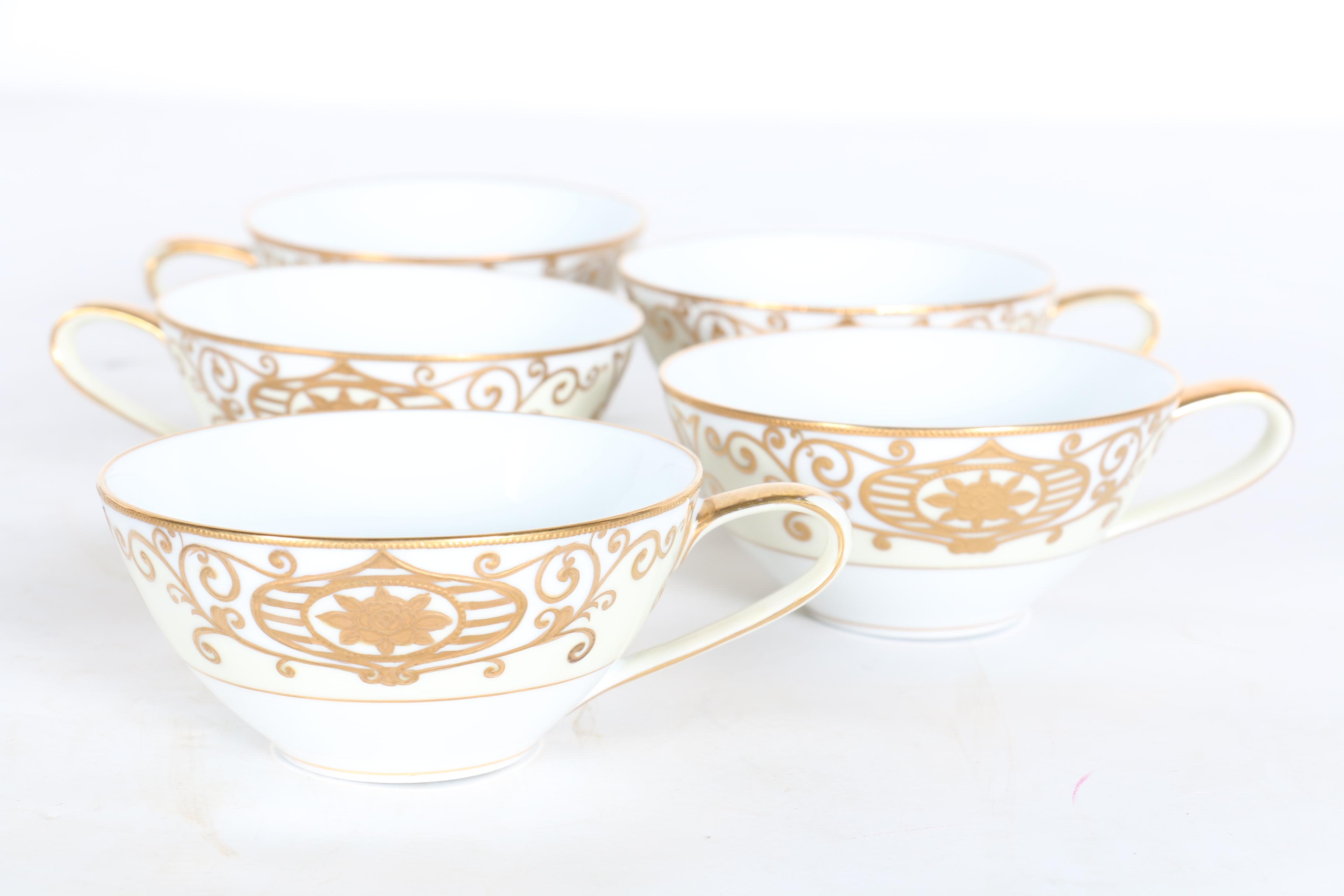 Noritake "No.175" Gold Tone China Dinnerware