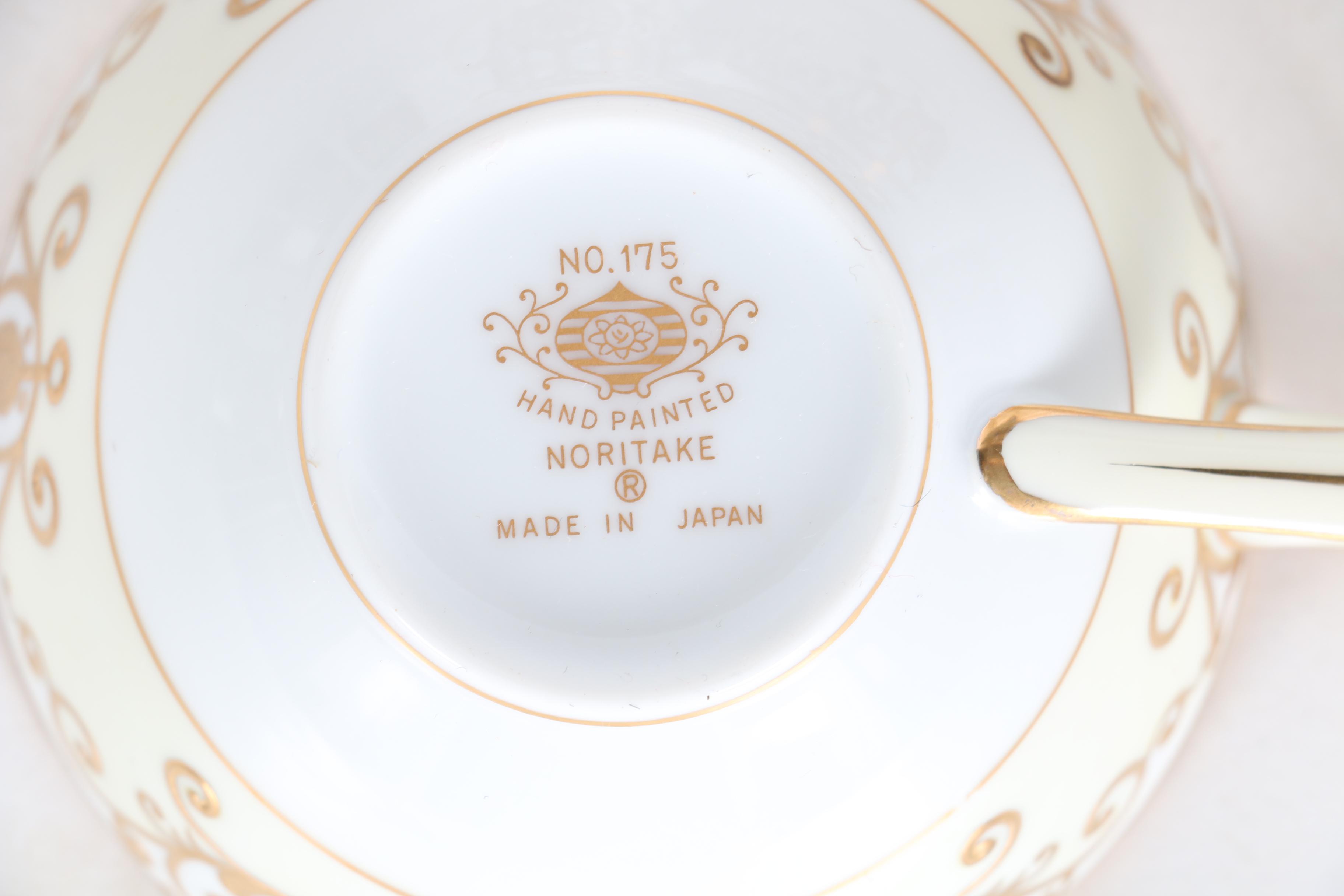 Noritake "No.175" Gold Tone China Dinnerware