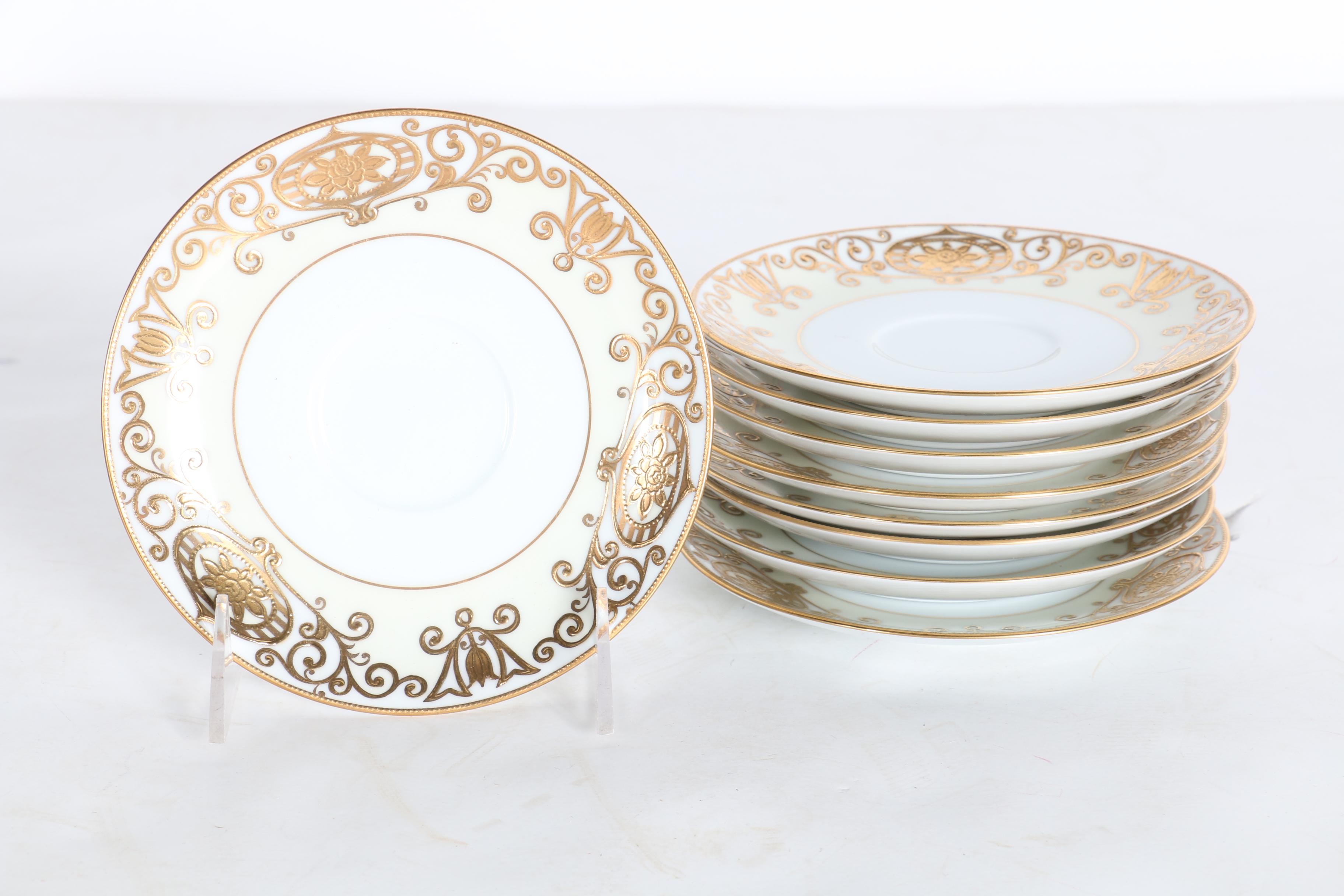 Noritake "No.175" Gold Tone China Dinnerware