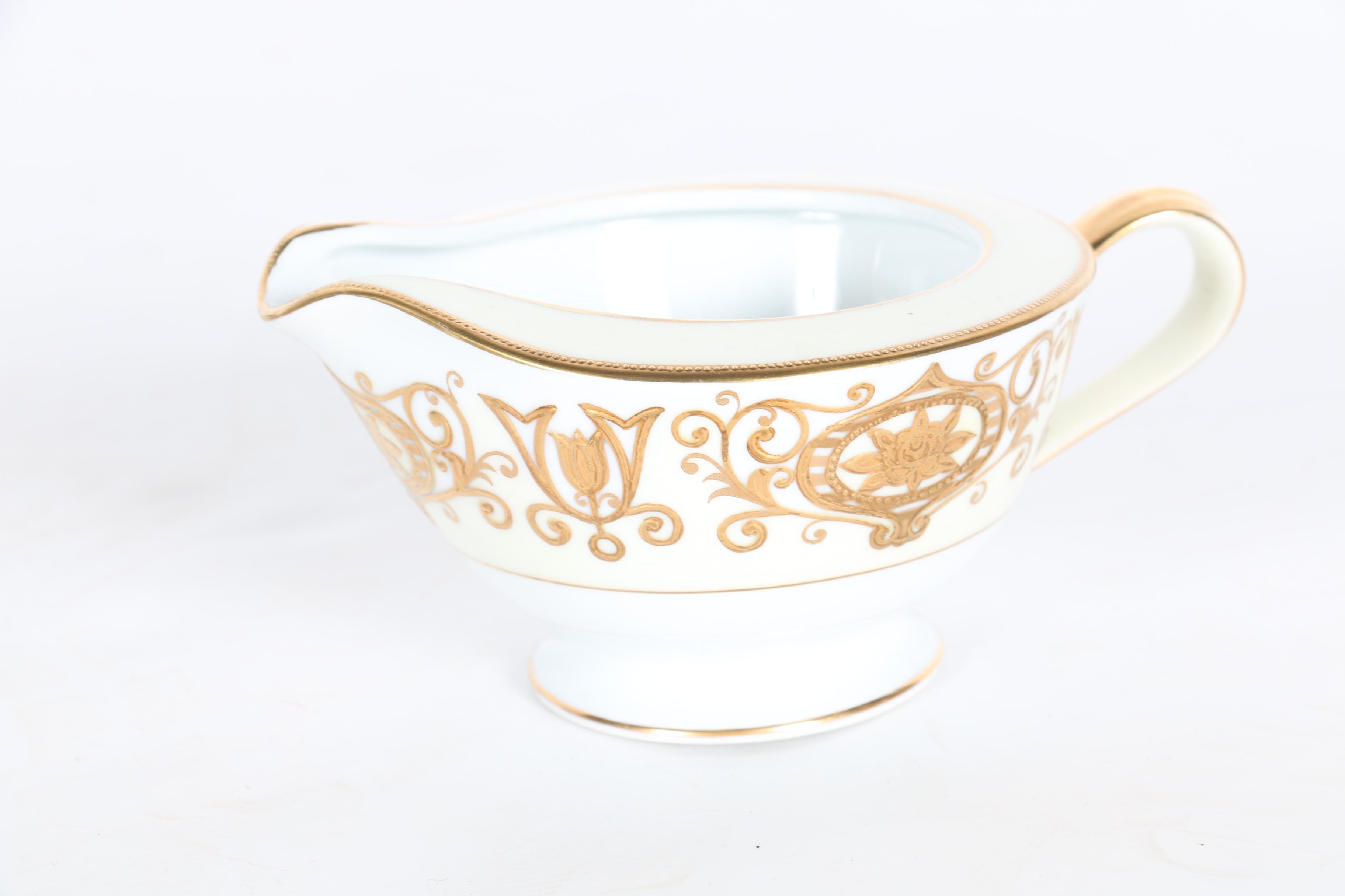 Noritake "No.175" Gold Tone China Dinnerware