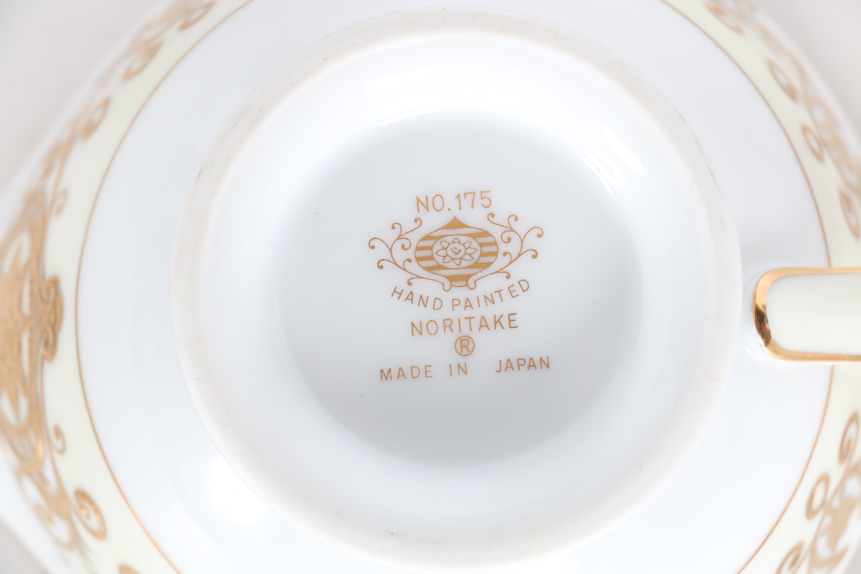Noritake "No.175" Gold Tone China Dinnerware