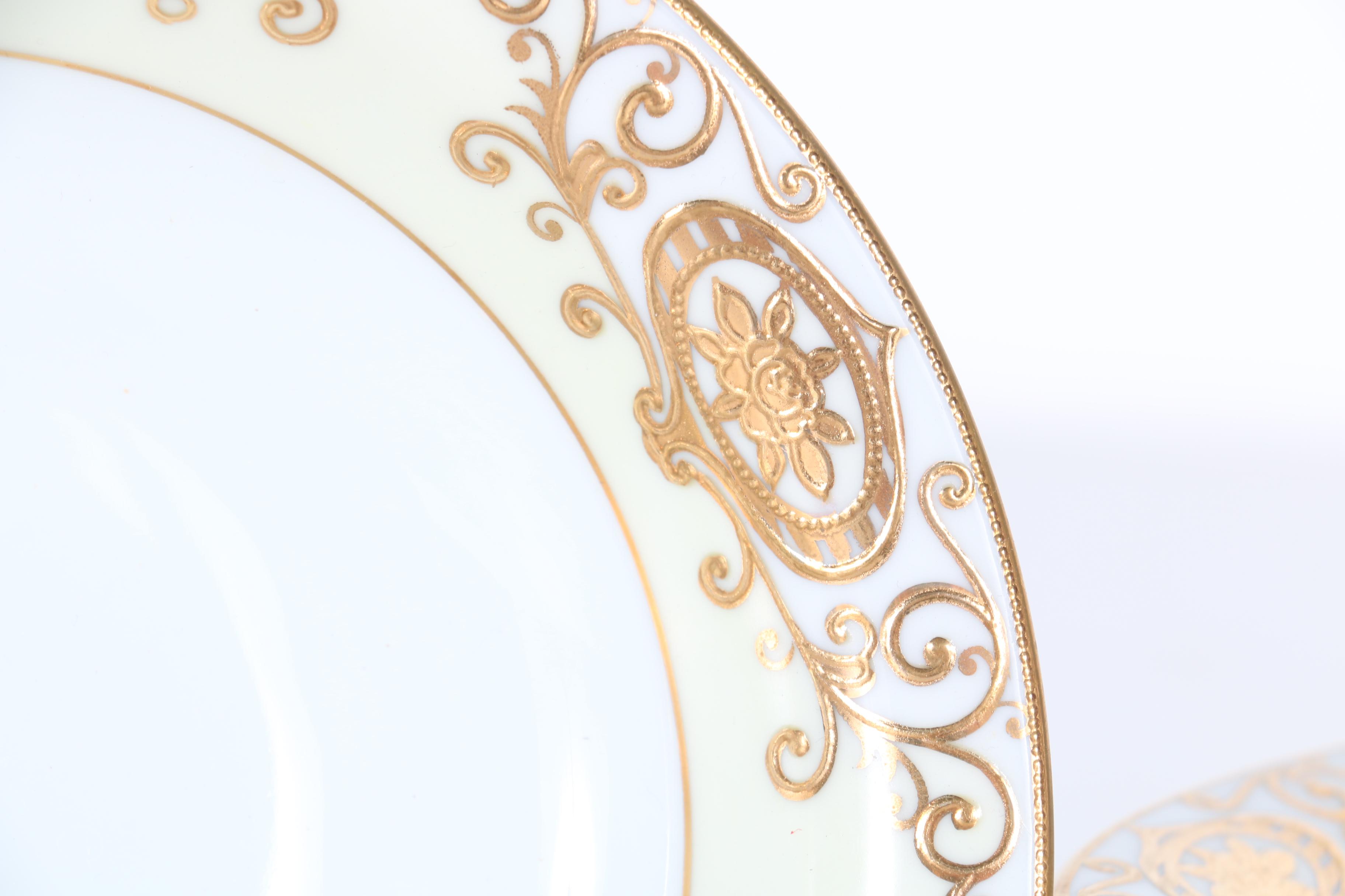 Noritake "No.175" Gold Tone China Dinnerware