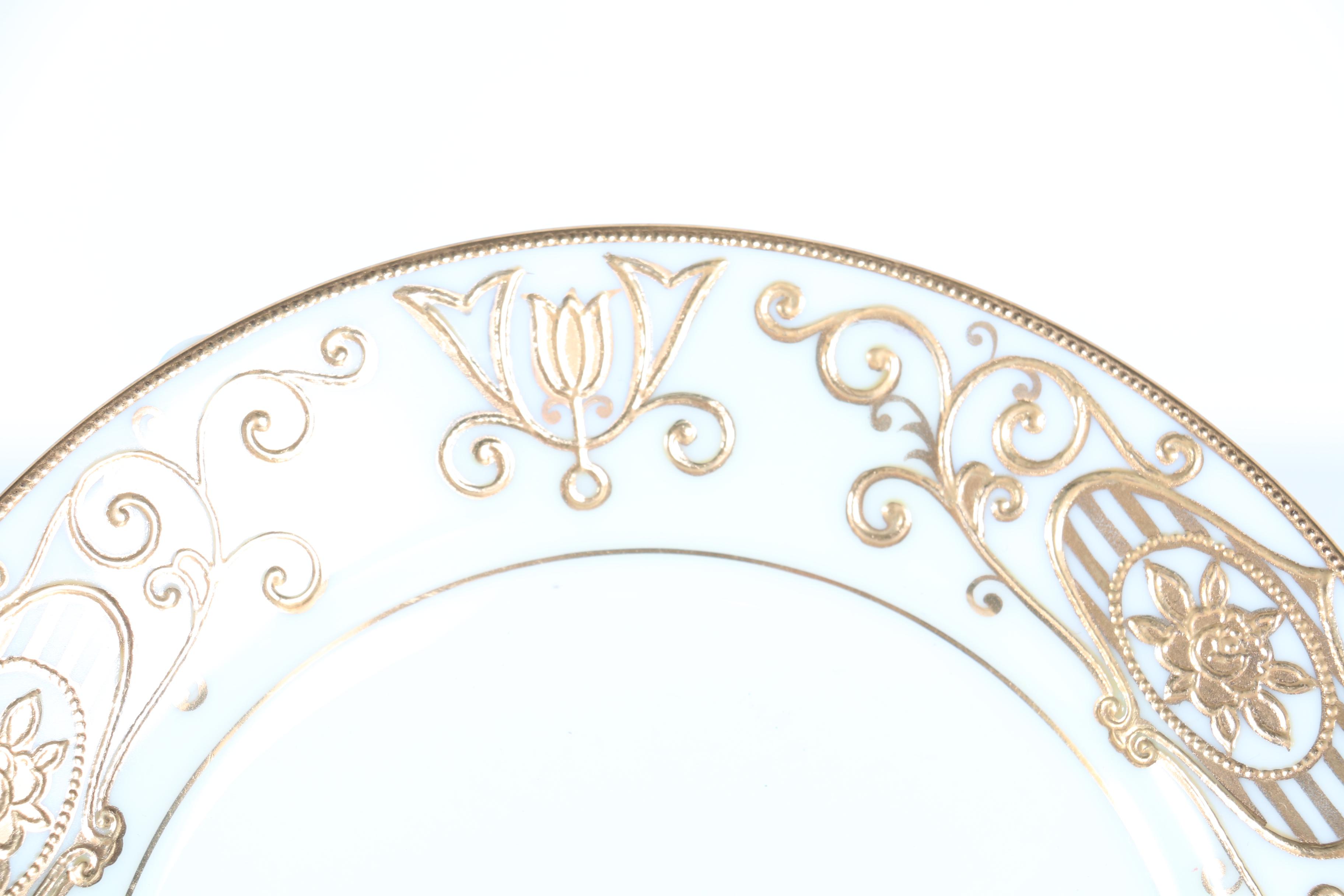 Noritake "No.175" Gold Tone China Dinnerware