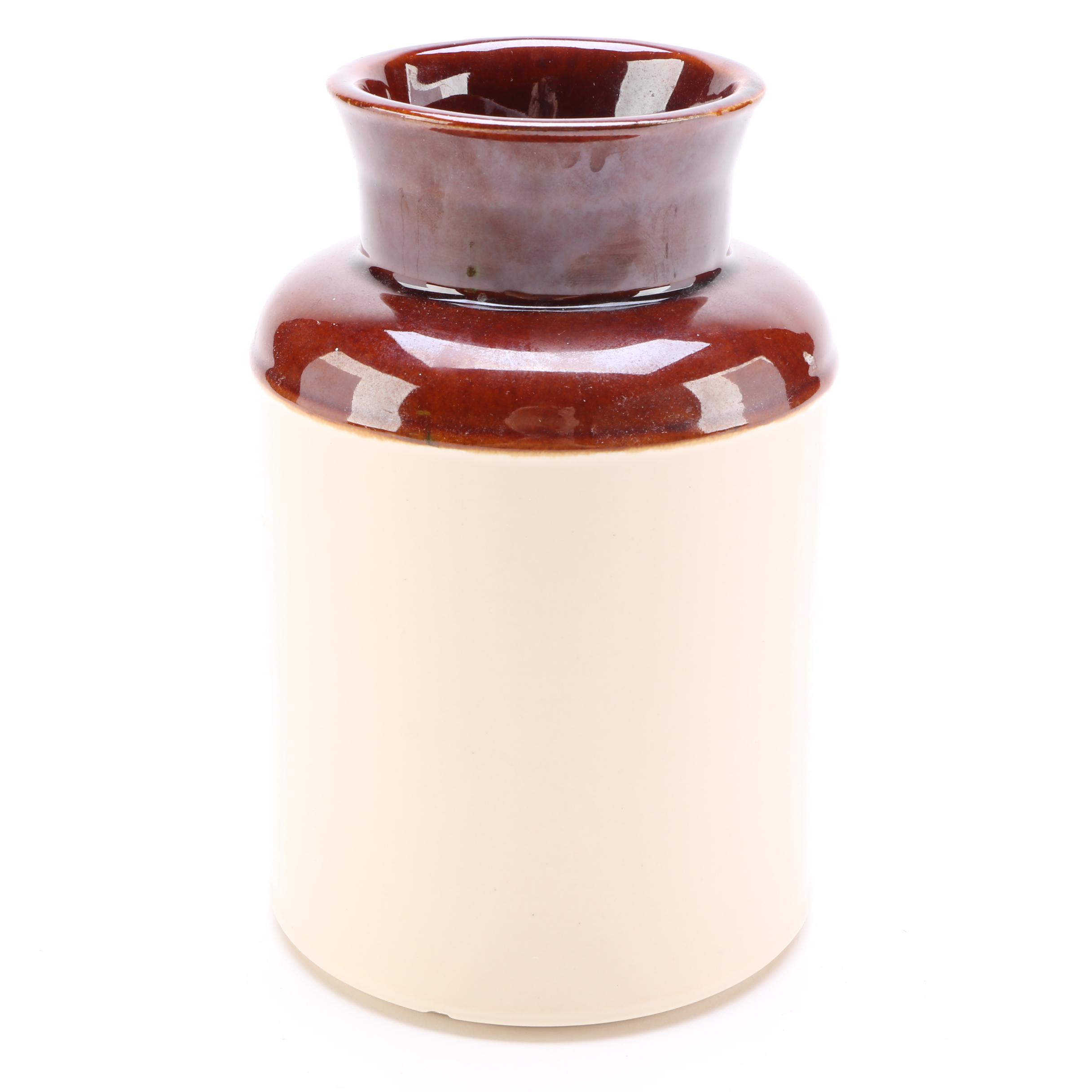 McCoy Brown Ceramic Jar