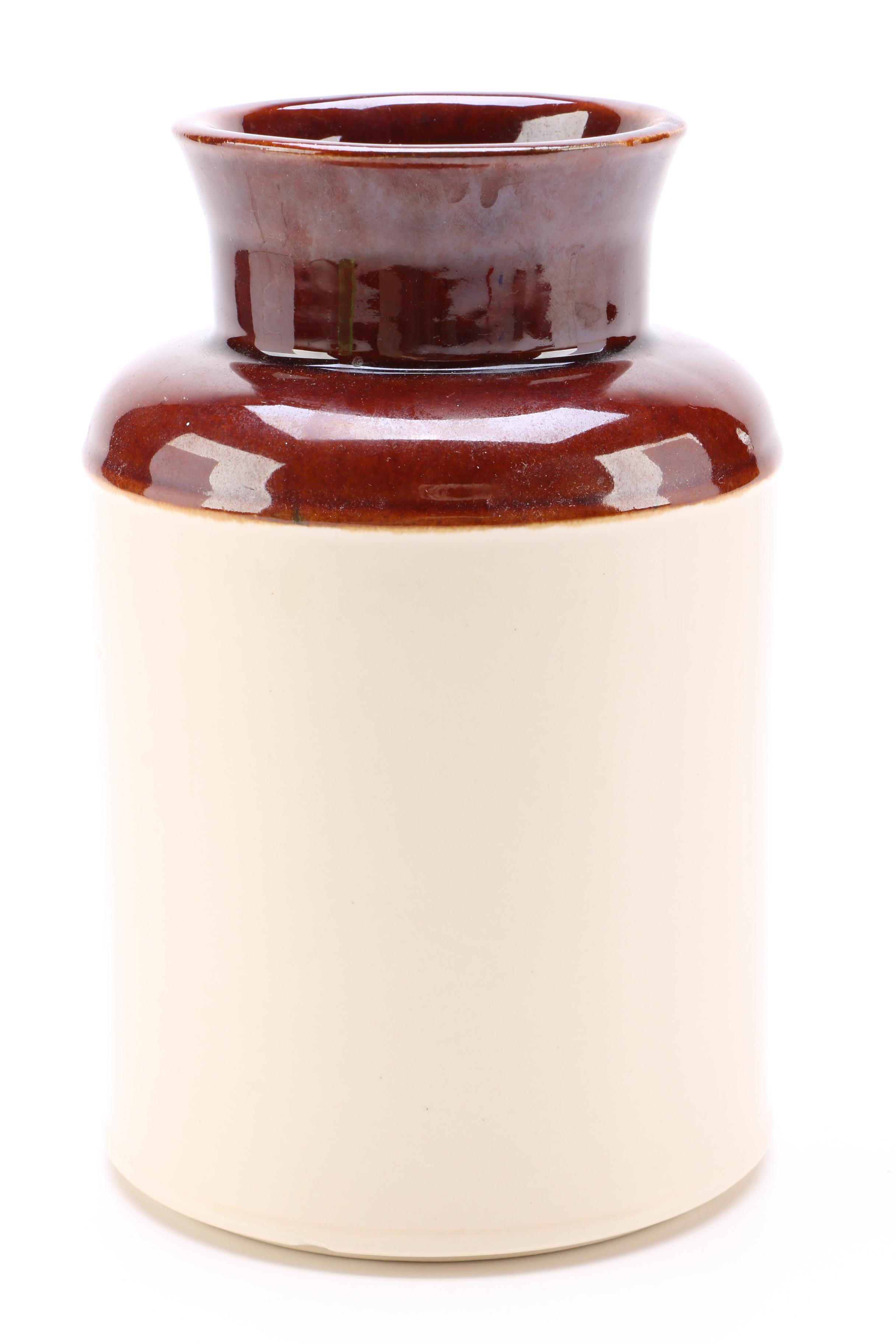 McCoy Brown Ceramic Jar