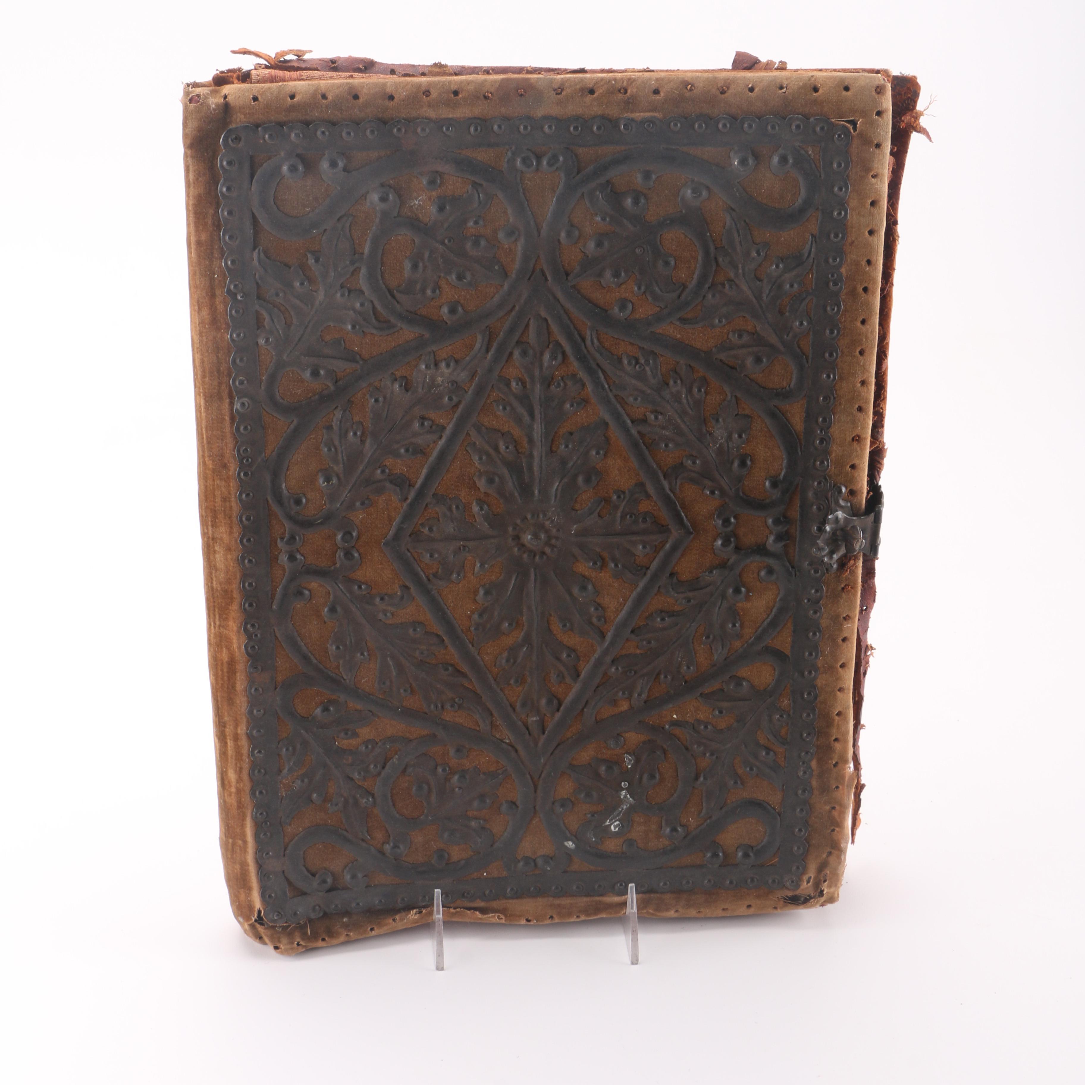 Vintage Photo Album with Portrait Photographs