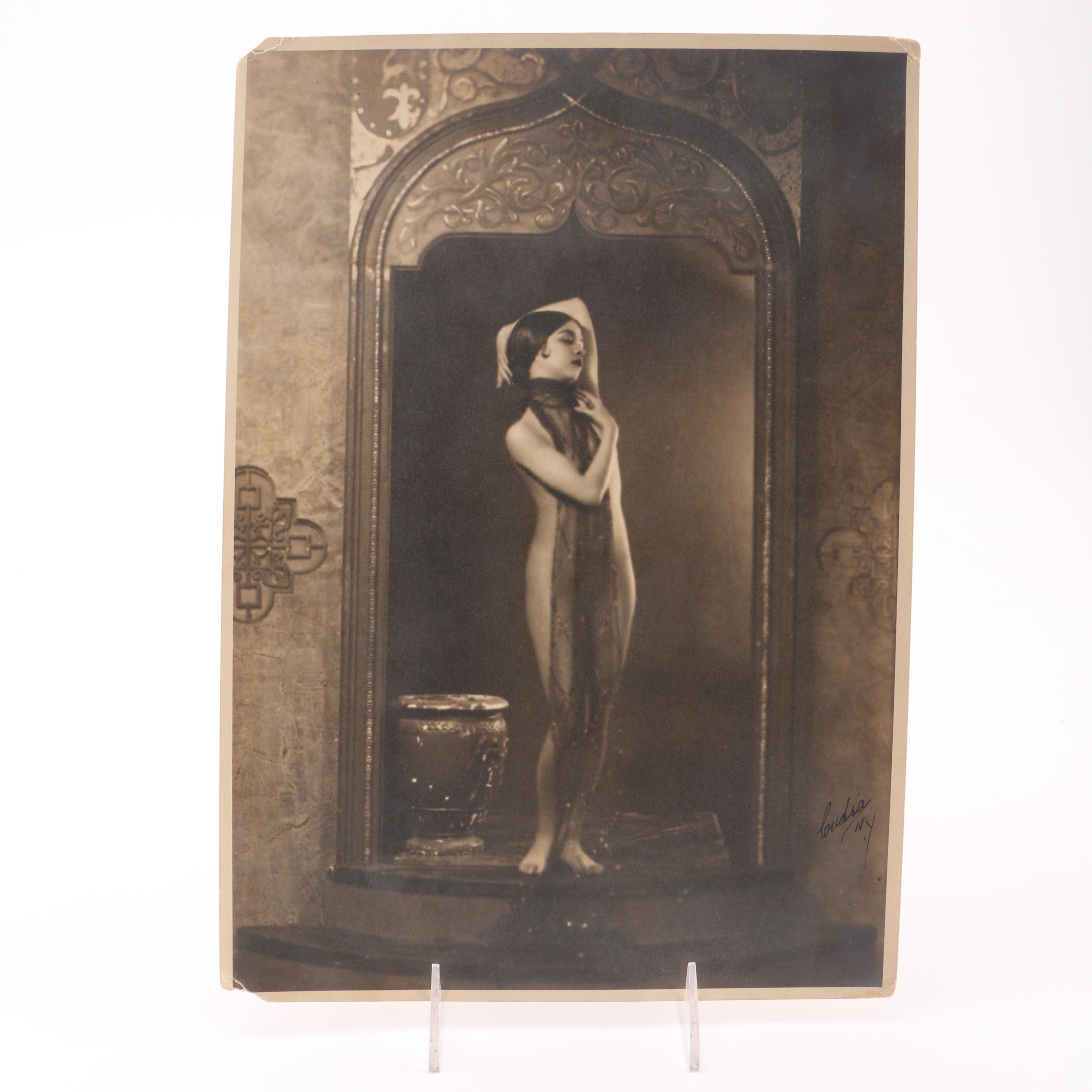 Vintage Photo Album with Portrait Photographs