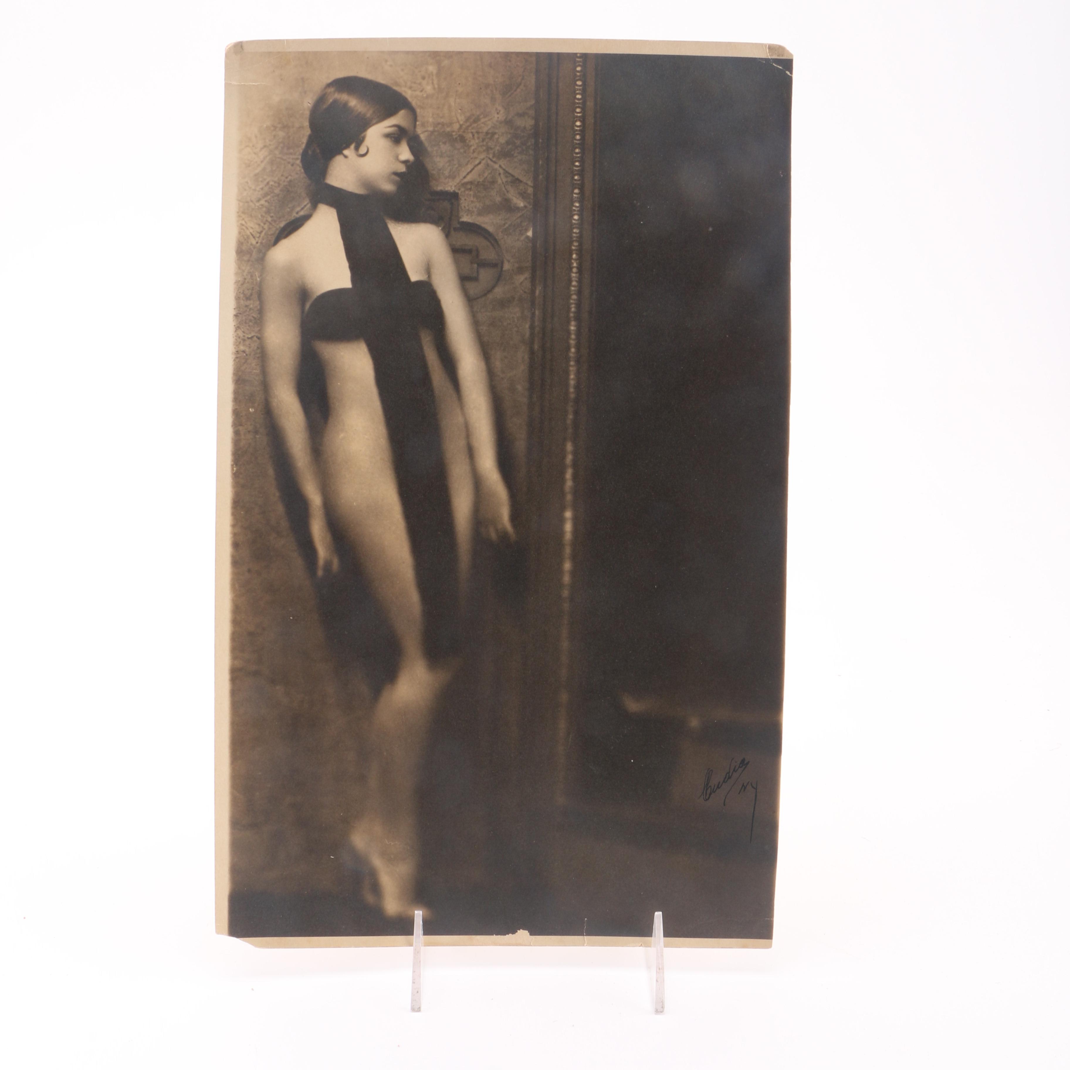 Vintage Photo Album with Portrait Photographs