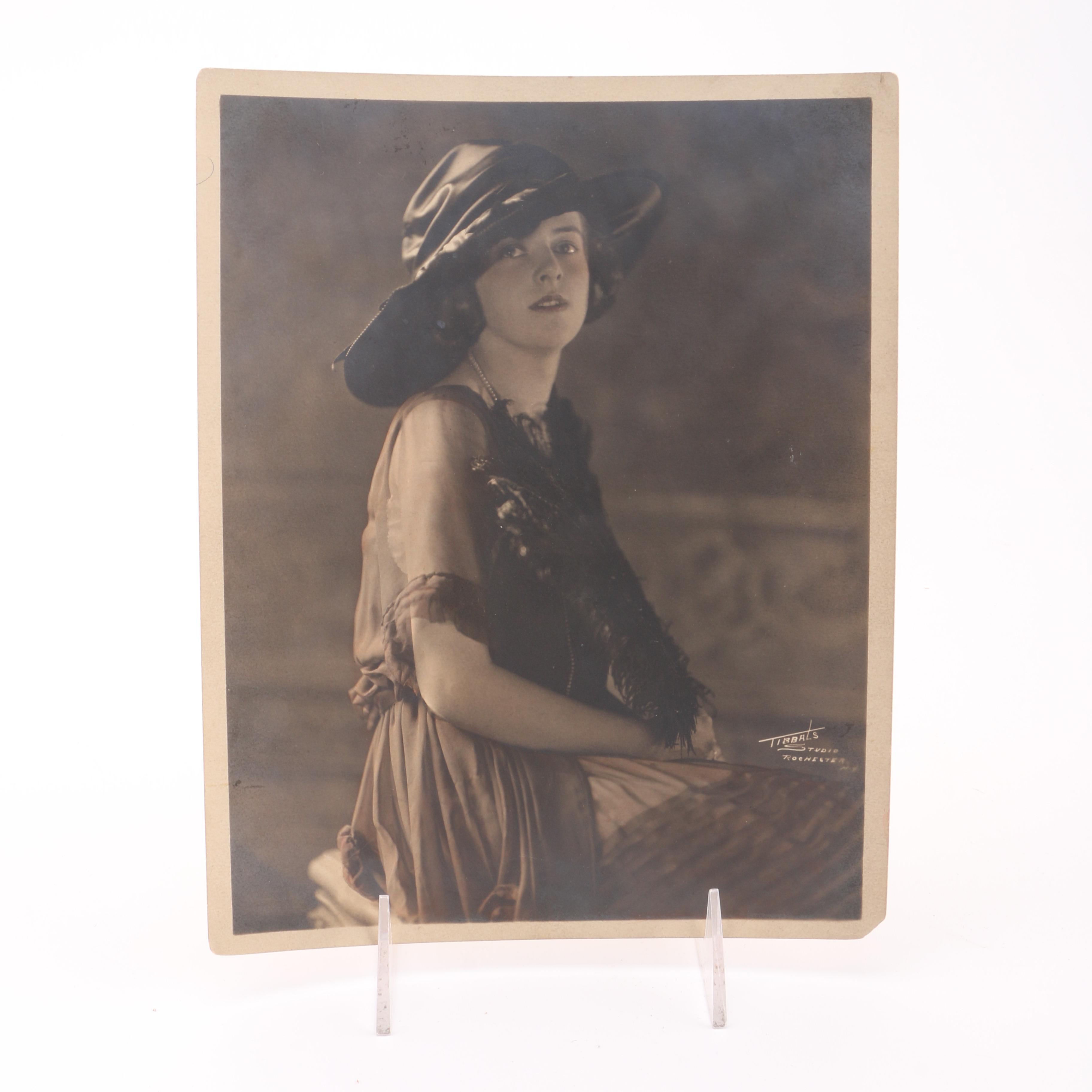 Vintage Photo Album with Portrait Photographs