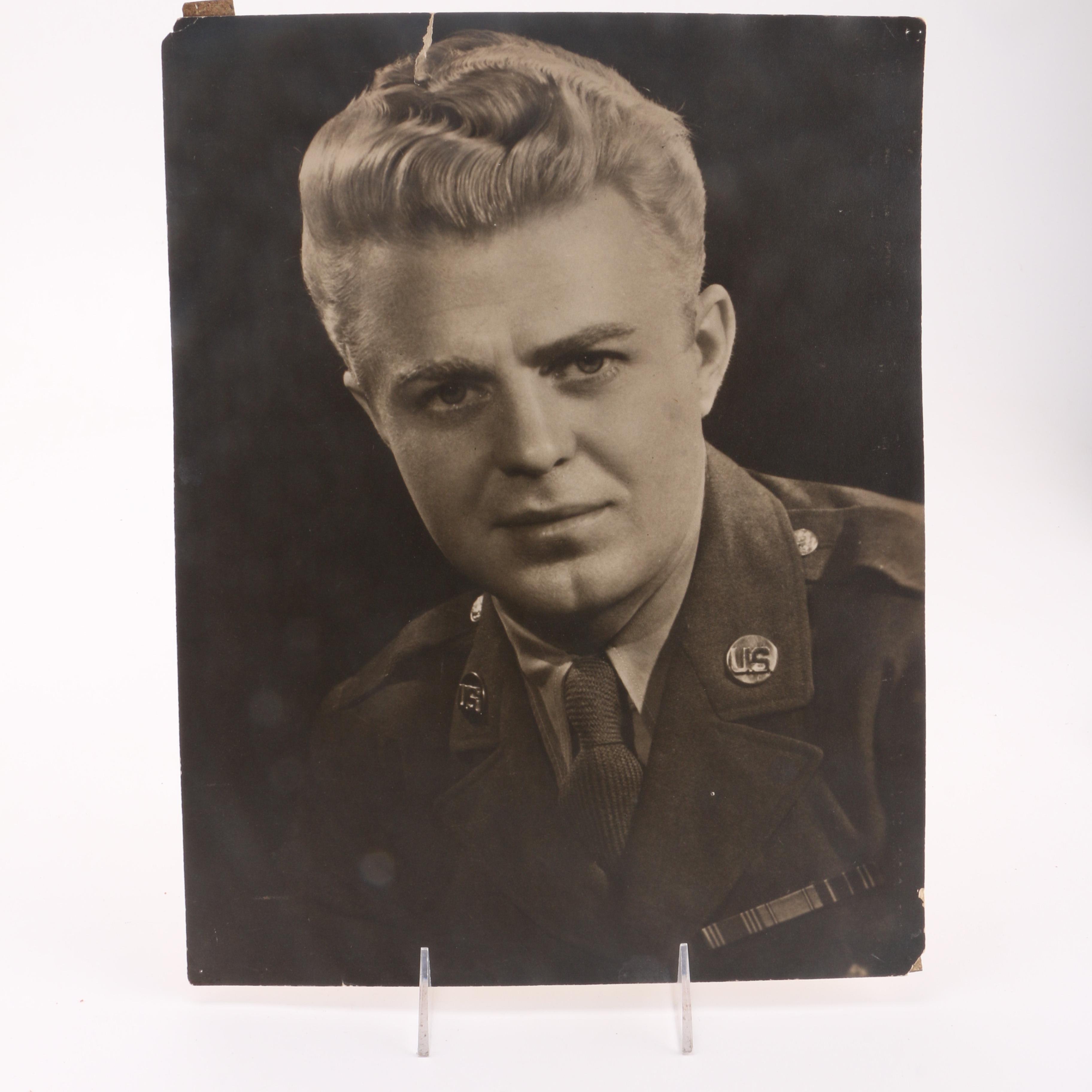 Vintage Photo Album with Portrait Photographs