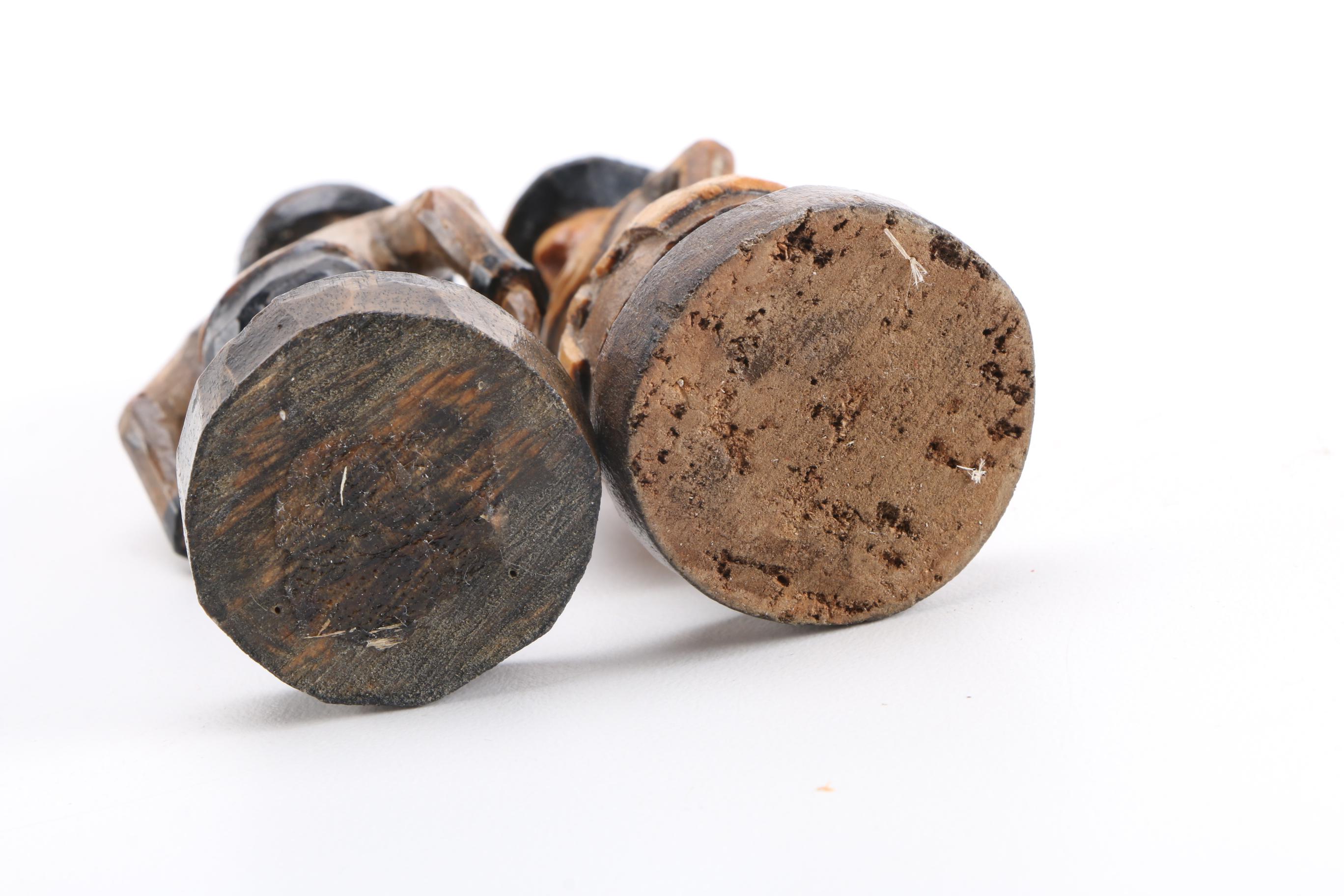 Carved German Style Wooden Figurines