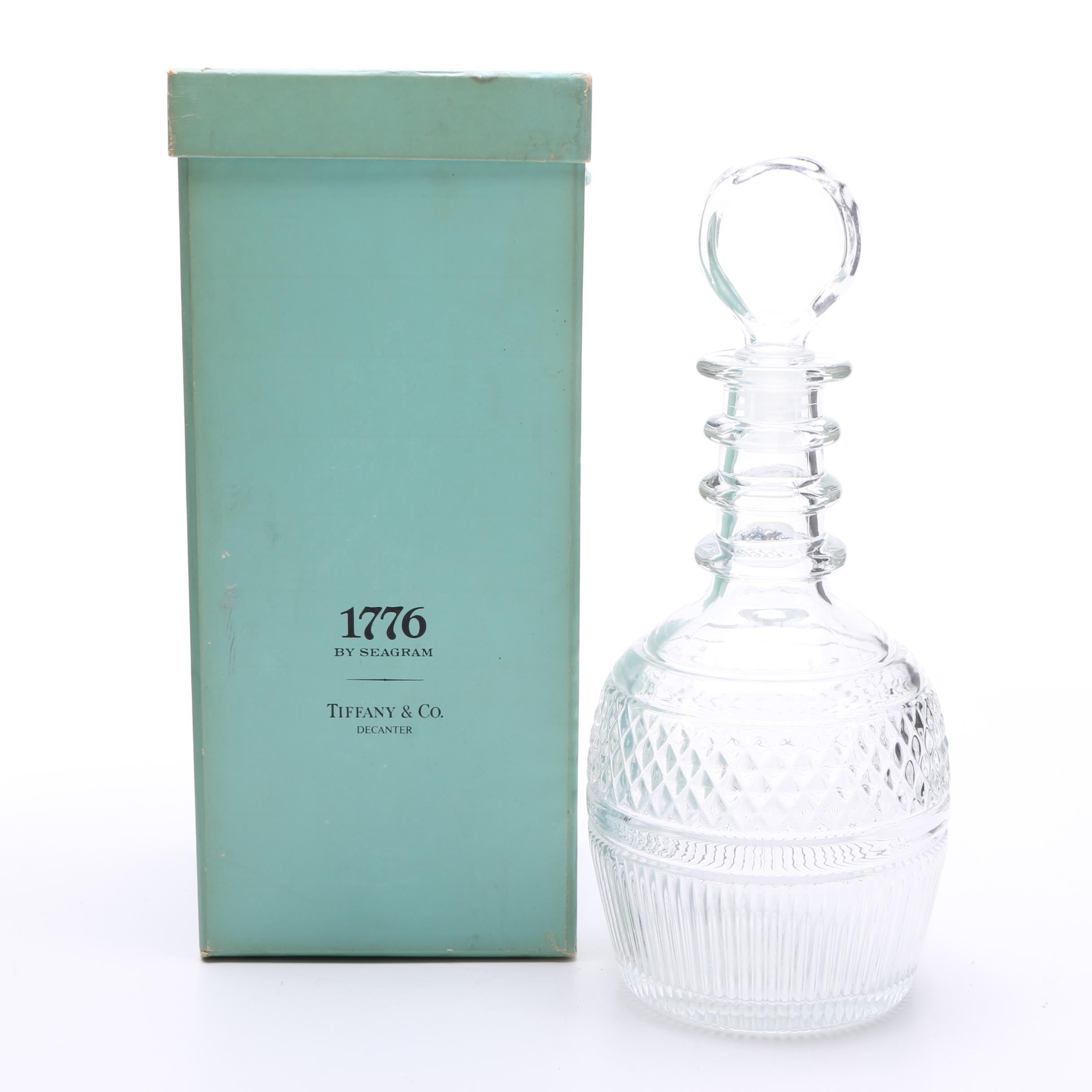 1776 By Seagram Tiffany & Co Decanter