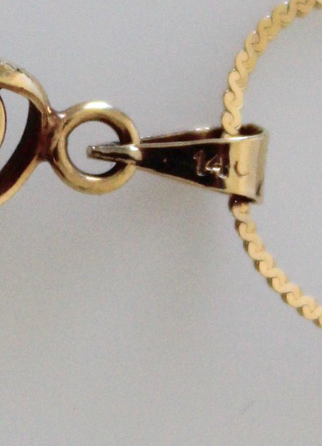 Opal Pendant on 14K Gold Chain