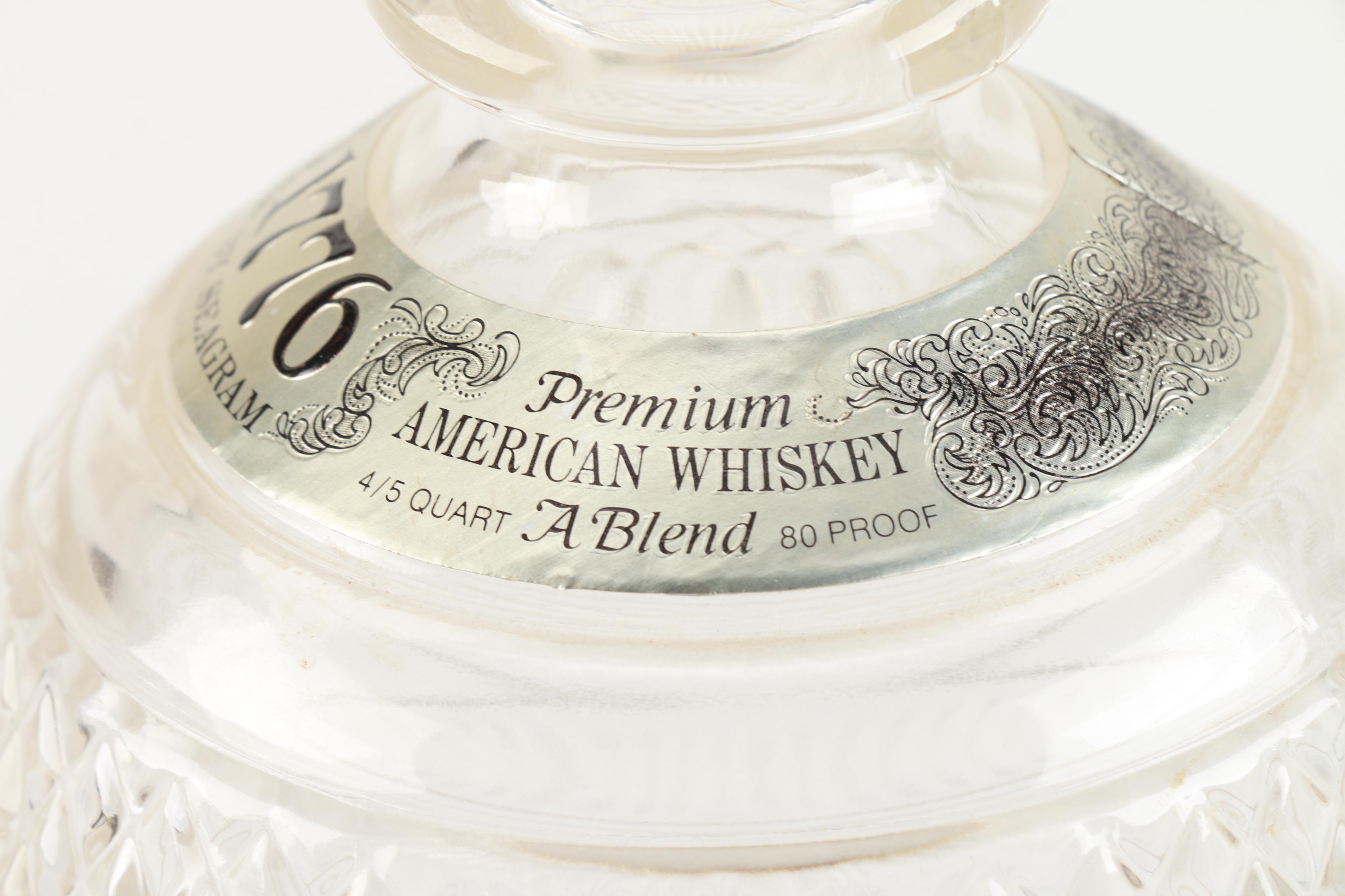 Seagram "1776" and Tiffany & Co. Decanter