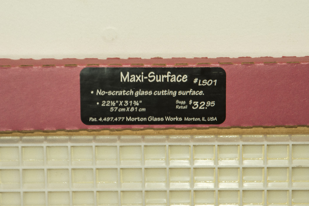 Assortment of Stained Glass Supplies and Tools