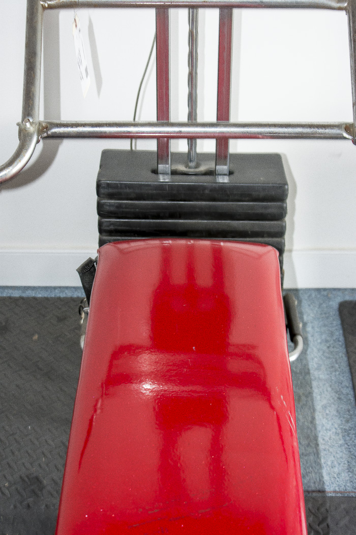 Gympac Exercise Bench. Fitness System, and Interlocking Floor Tiles