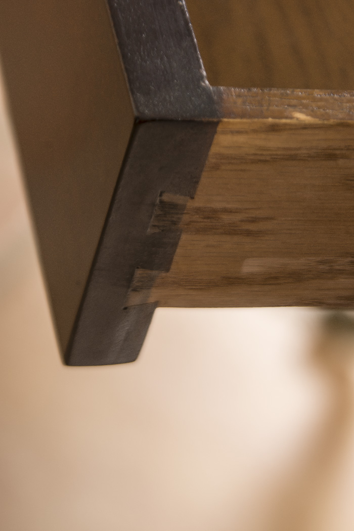 Kittinger Hunt Table Style Desk with Glass Top