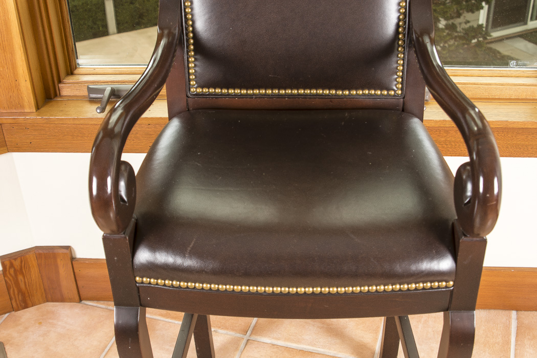 Set of Hancock & Moore Barstools