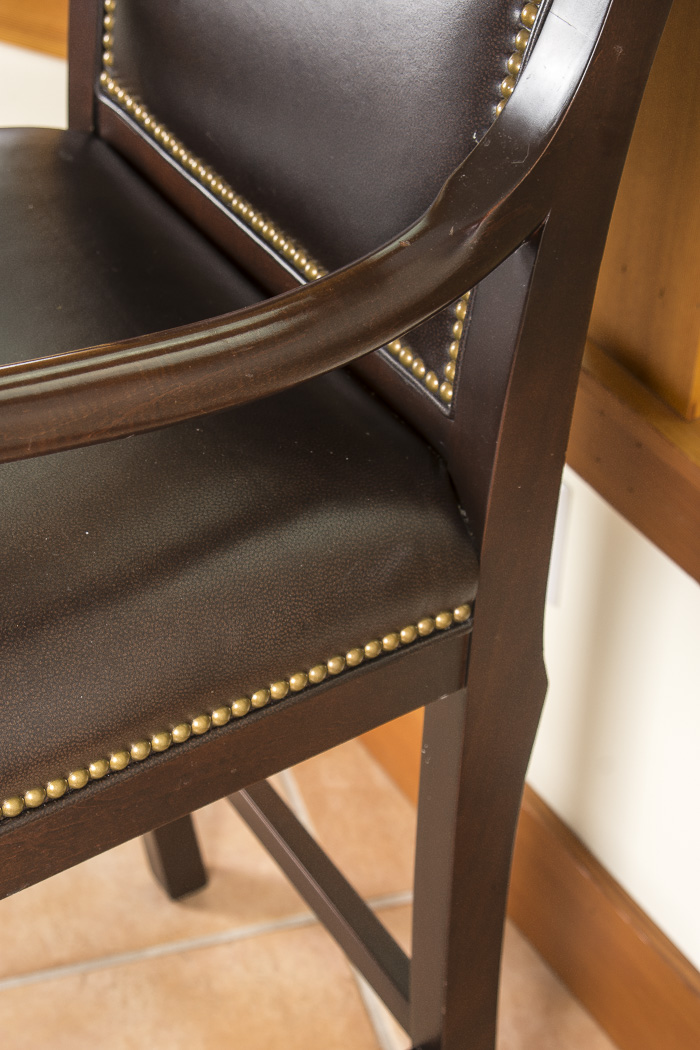 Set of Hancock & Moore Barstools